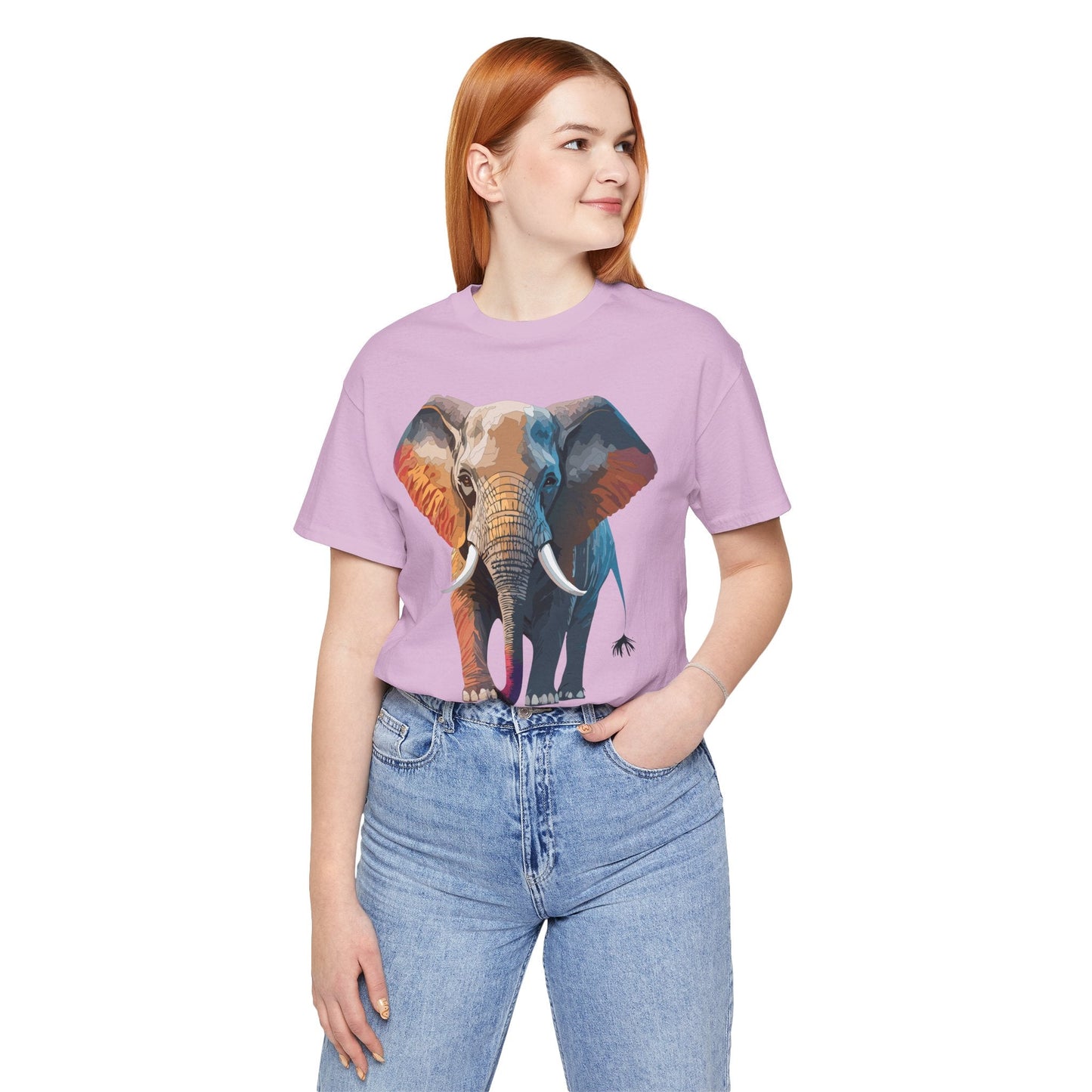 Unisex Animal Shirt With Animals Art Design Graphic Tee Short Sleeve Wild Animals