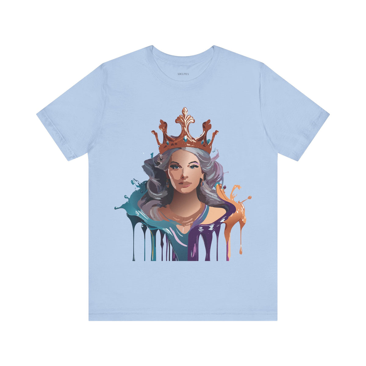 Queen Graphic Unisex Cotton Bella+Canvas Tee with Art Design m184