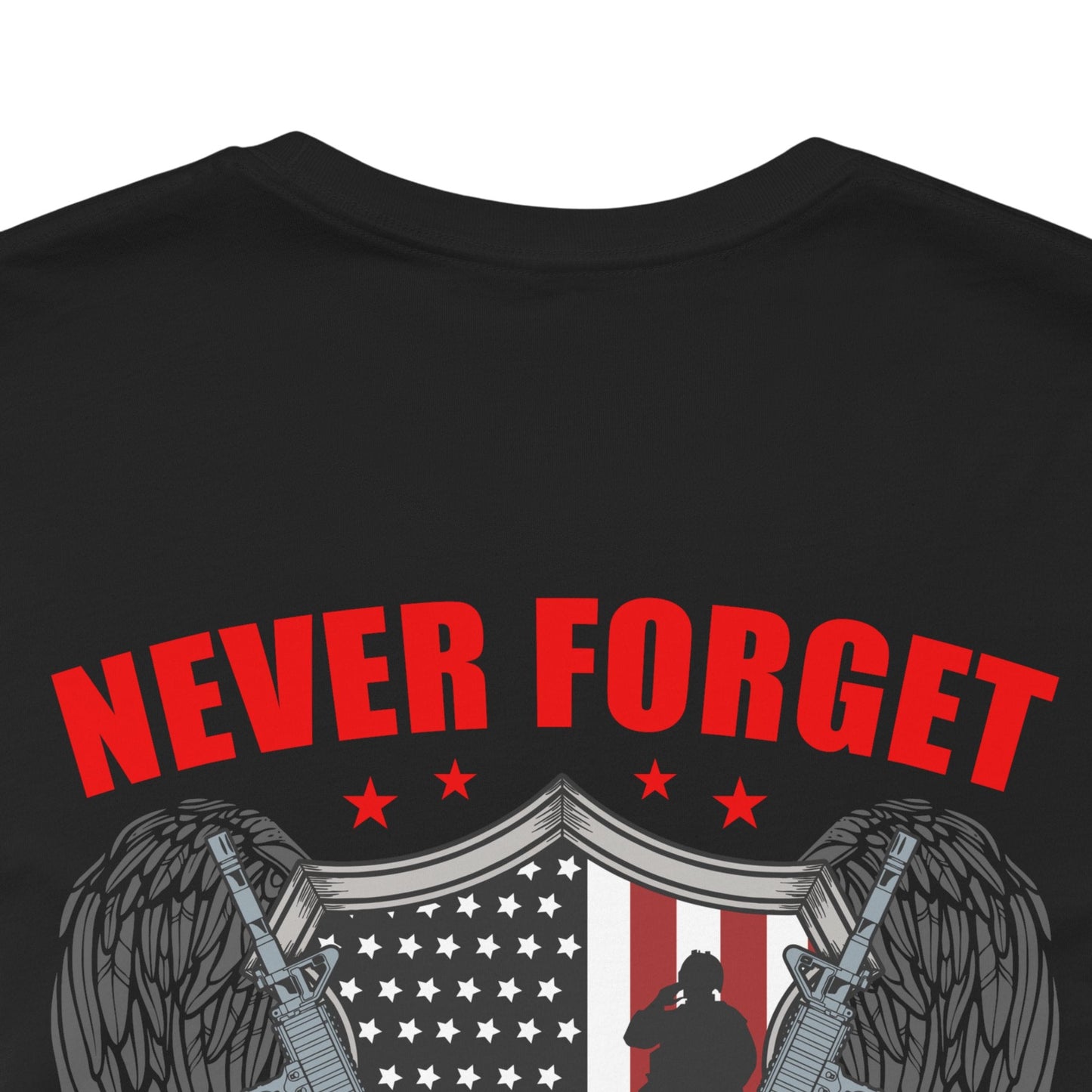 Army Veteran Patriotic Graphic Design Unisex Cotton T-Shirt v39