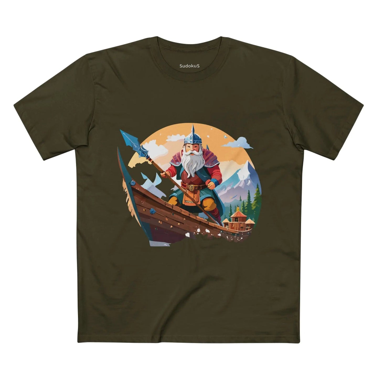 Viking Graphic Unisex 100 Cotton Staple Tee 33