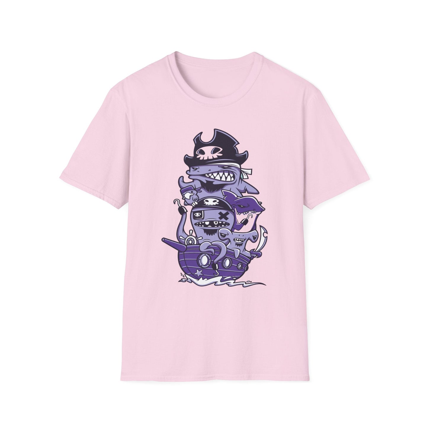 Cartoon T Shirt Animation Tee Unisex Softstyle 64000 100 Percent Ring Spun Cotton Funny Graphic Tee