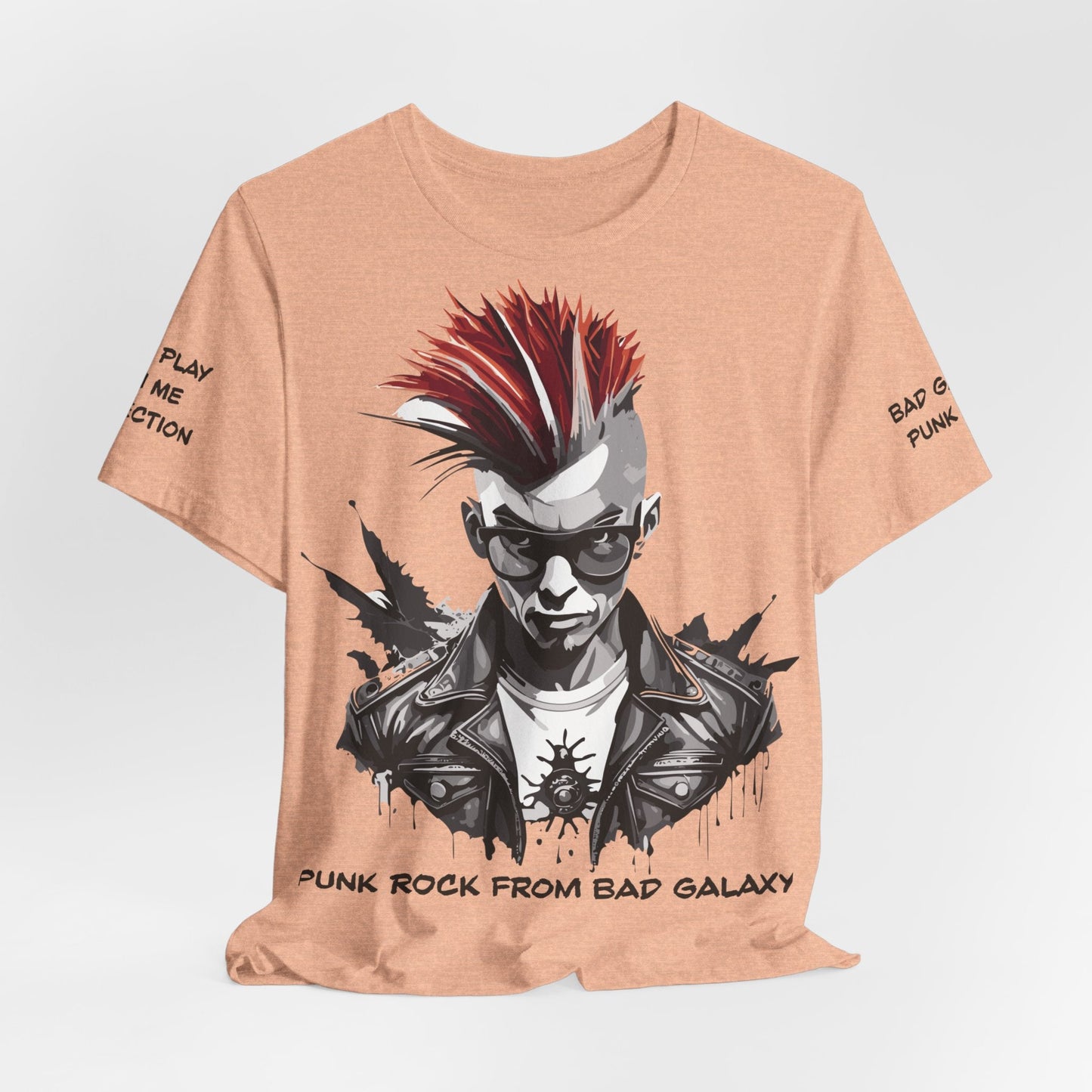 Punk Rock Tee Shirt Made In USA Free Shipping 100 Percent Cotton With Durable Stitching