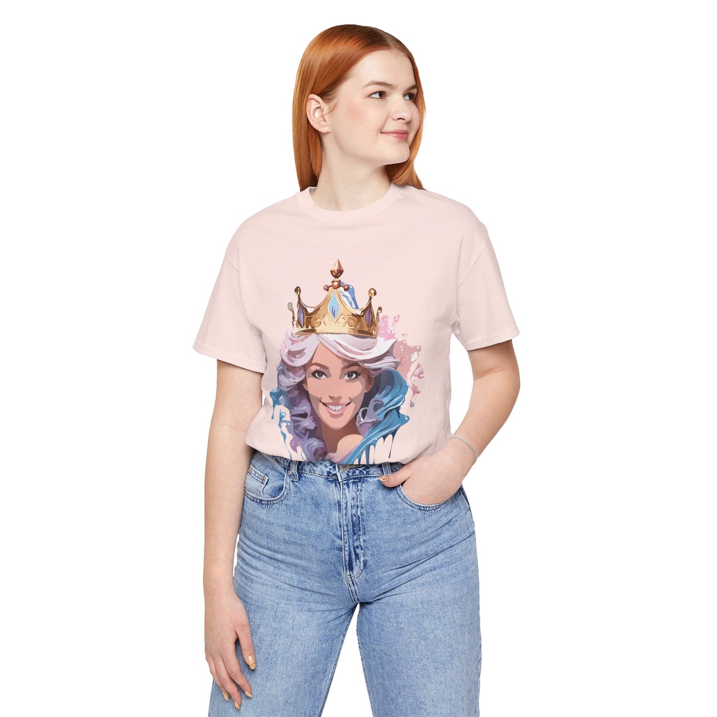 Queen Graphic Tee From Adelpha Vintage Inspired Art Design Unisex Jersey Short Sleeve
