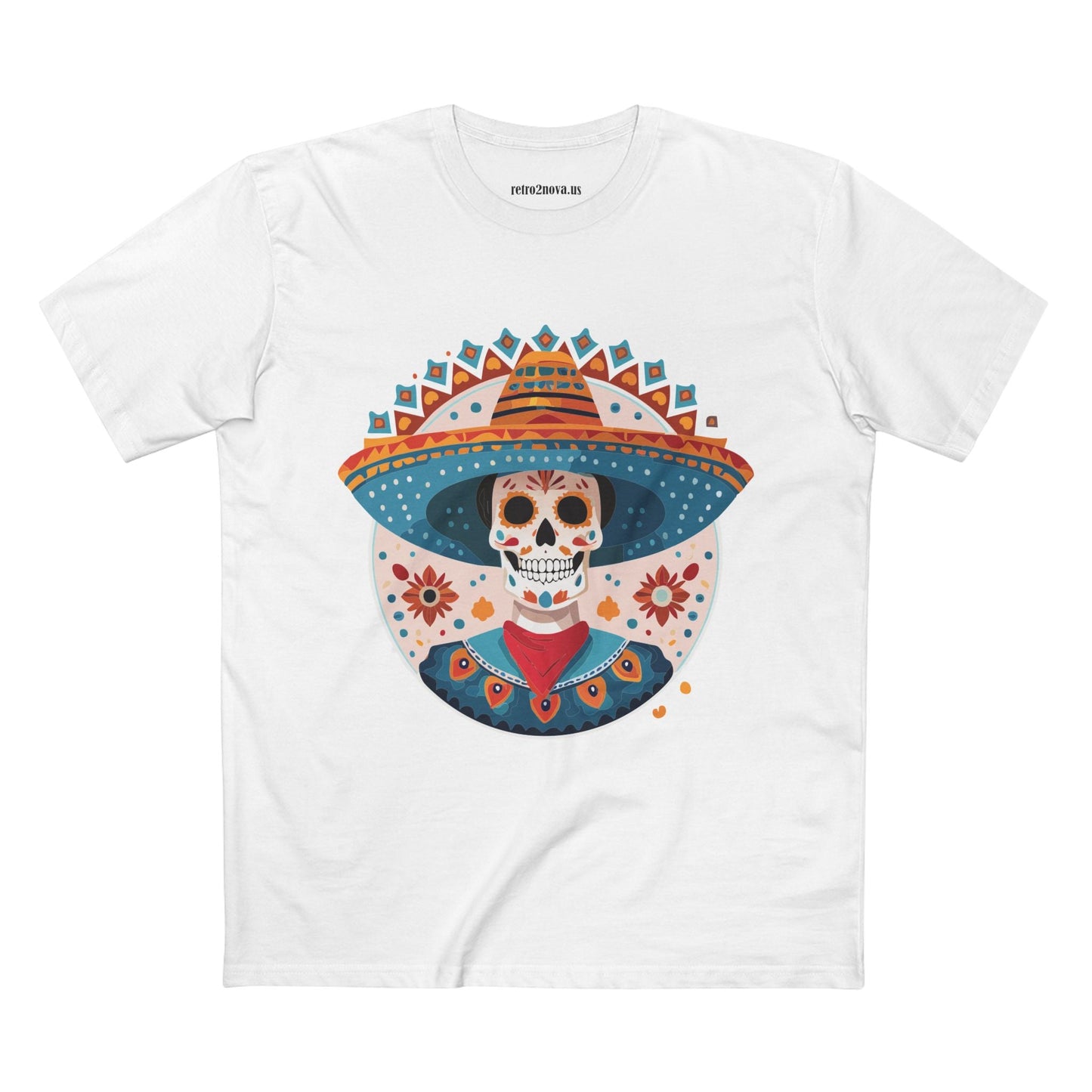 Skull Graphic Tee Unisex Premium Cotton Staple Tee With Original Art Design By Retro2Nova