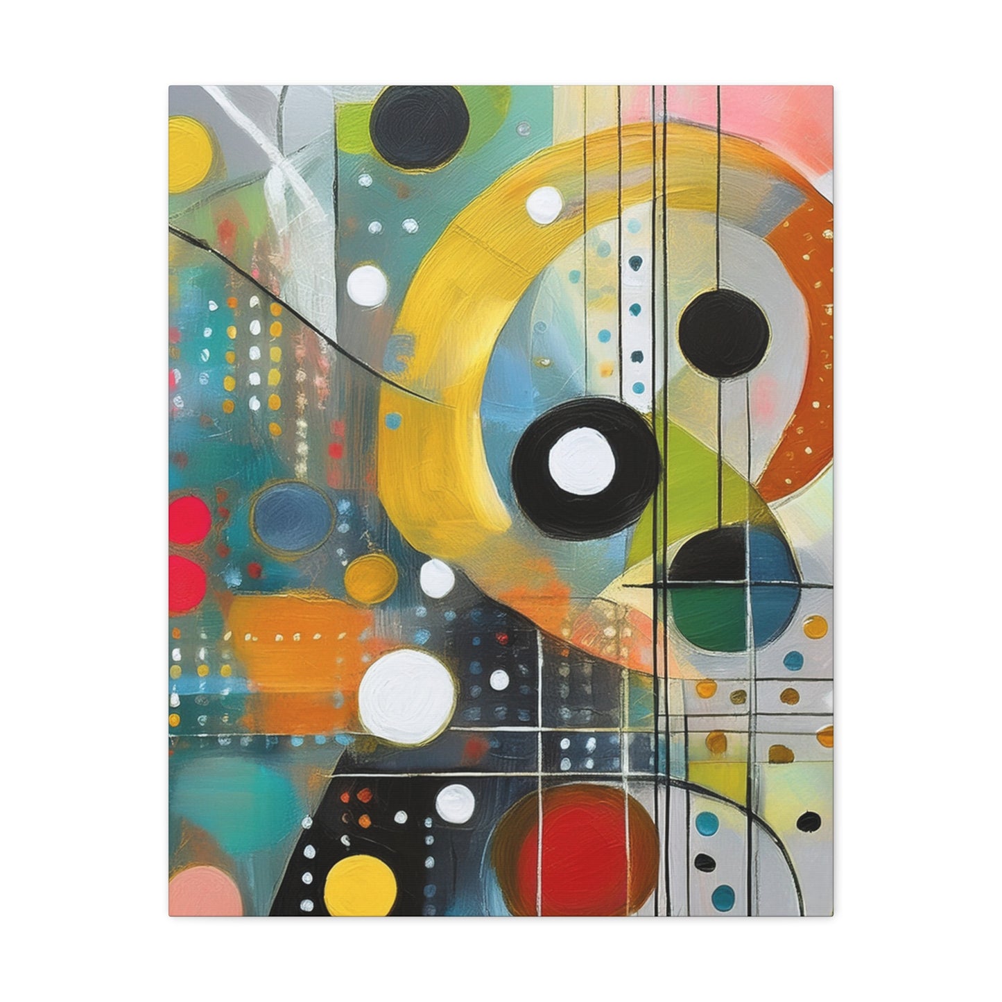 Abstract Oil Painting Print Canvas 20x24,20x30,24x30 24x32,24x36,30x40 32x48,36x48,40x60 Pine-Wood Inner Frame ABS-118