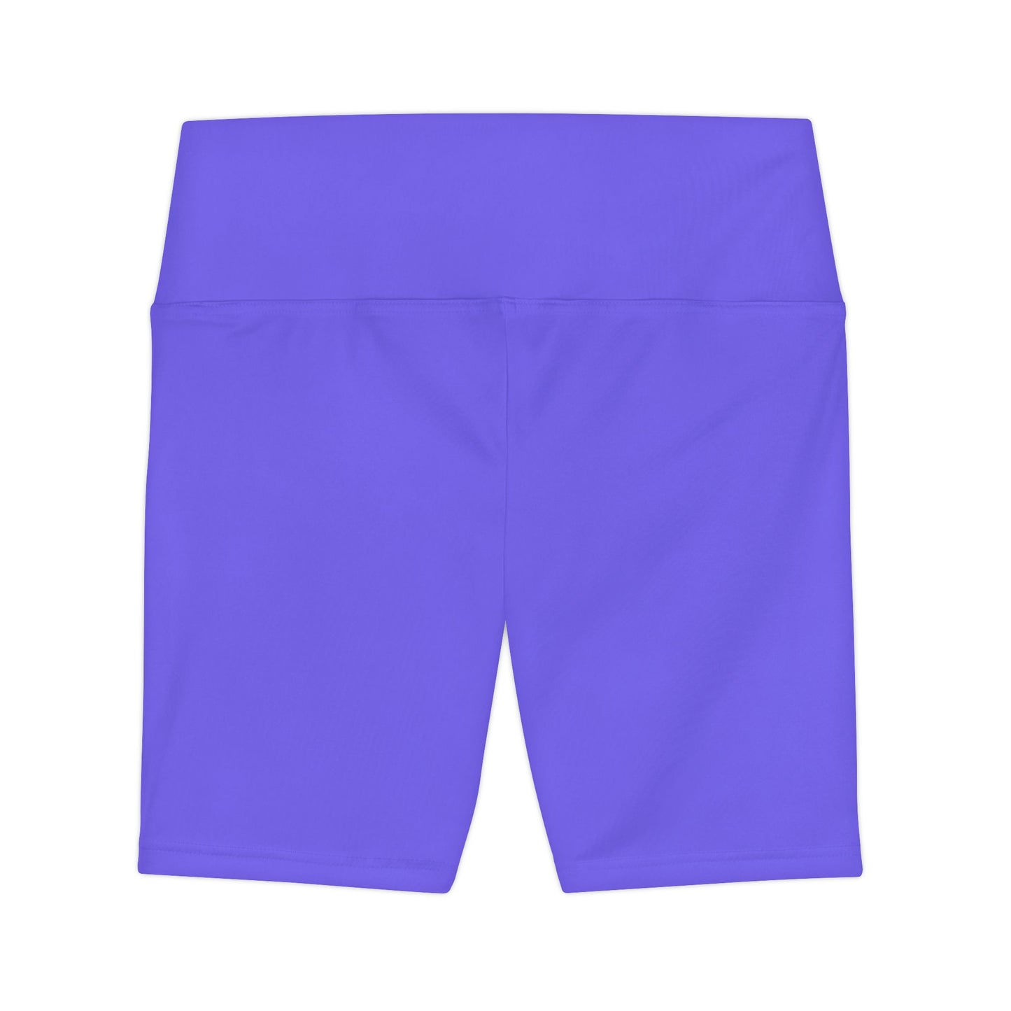 Medium Slate Lilac Women's Purple High-Waist Workout Shorts - Athletic Biker Briefs for Gym & Yoga