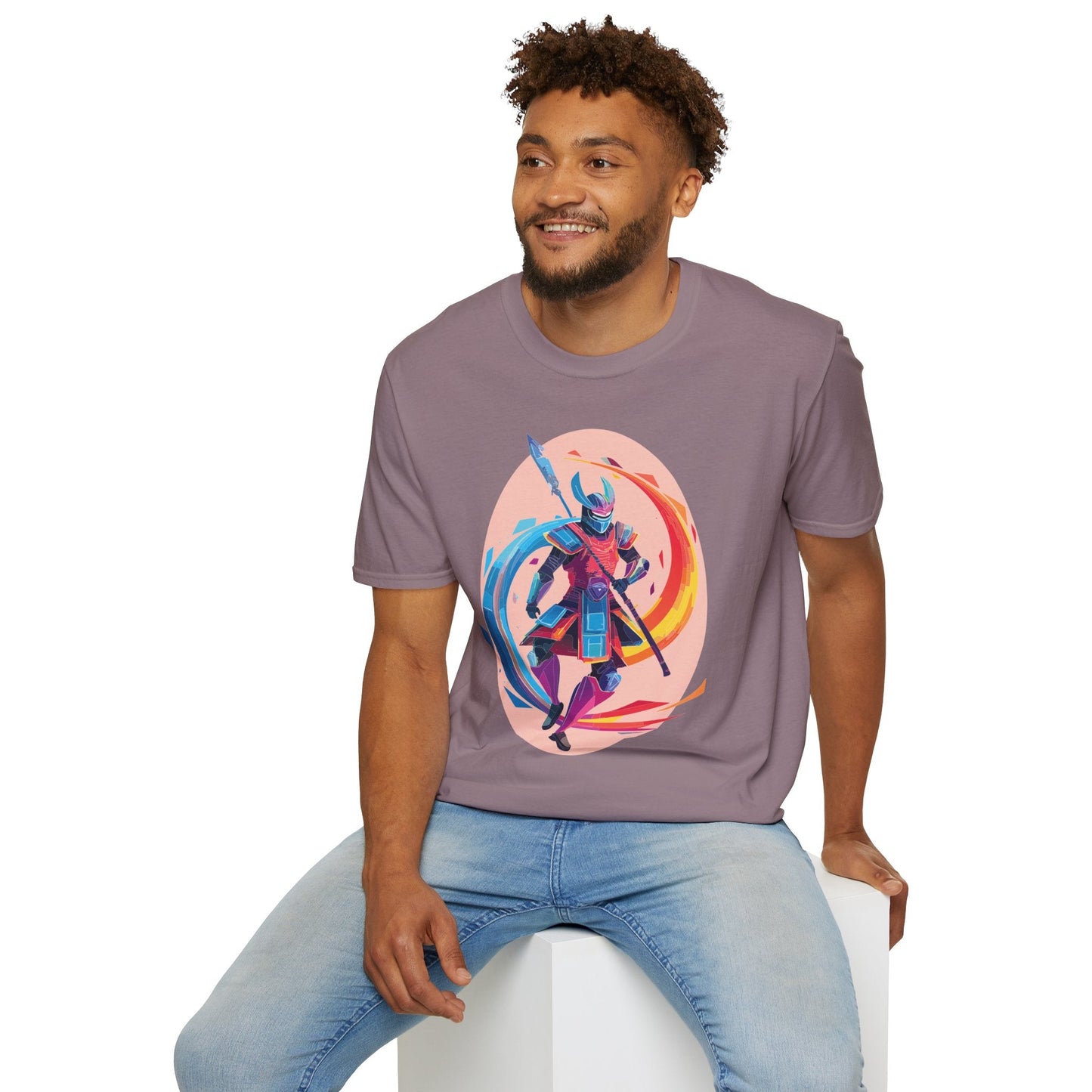 Samurai Shirt Unisex Softstyle T Shirt 64000 Cotton Breathable Everyday Comfort Fit
