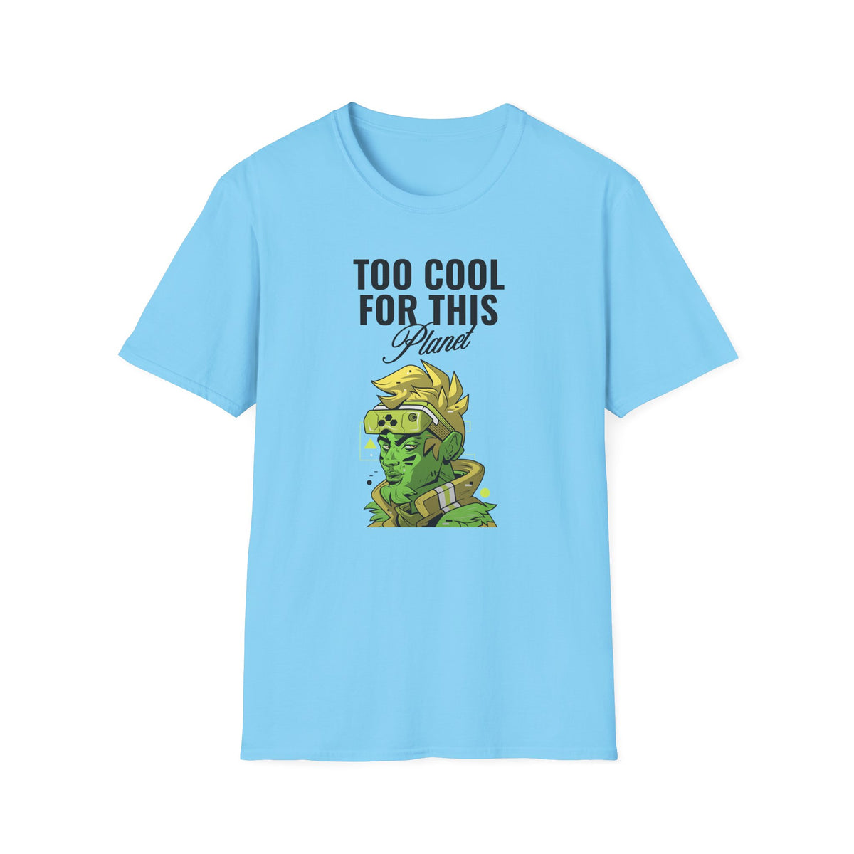 Funny UFO Aliens Graphic Tee Gildan Unisex 100 Cotton Tee Shirt - 20