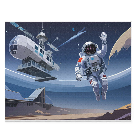 Astronaut Puzzle 500-Chipboard Pieces in Box | Kids Puzzles Size: 16" x 20",  Ages 9+ and Family pn45