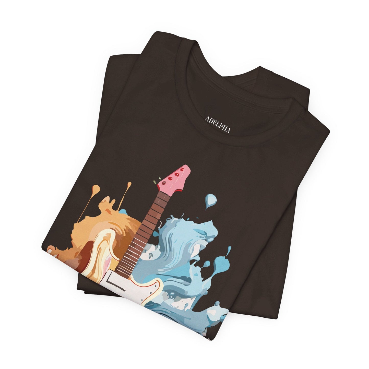 Music T Shirt Graphic Tee Unisex Short Sleeve Vintage Inspired Artwork Adelpha Collection
