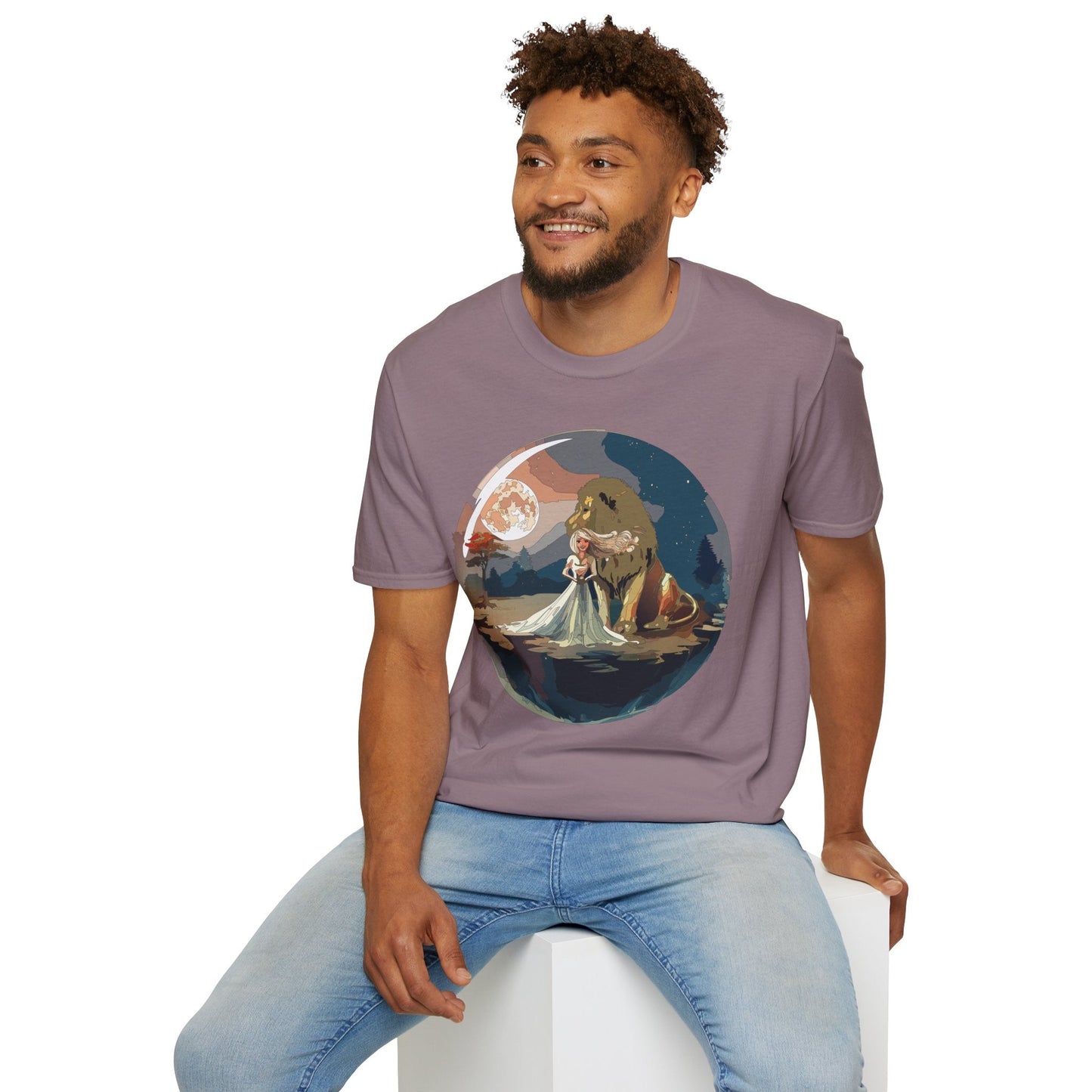 Womens Graphic T Shirt Art Design Unisex Softstyle 64000 Gildan Short Sleeve Tee