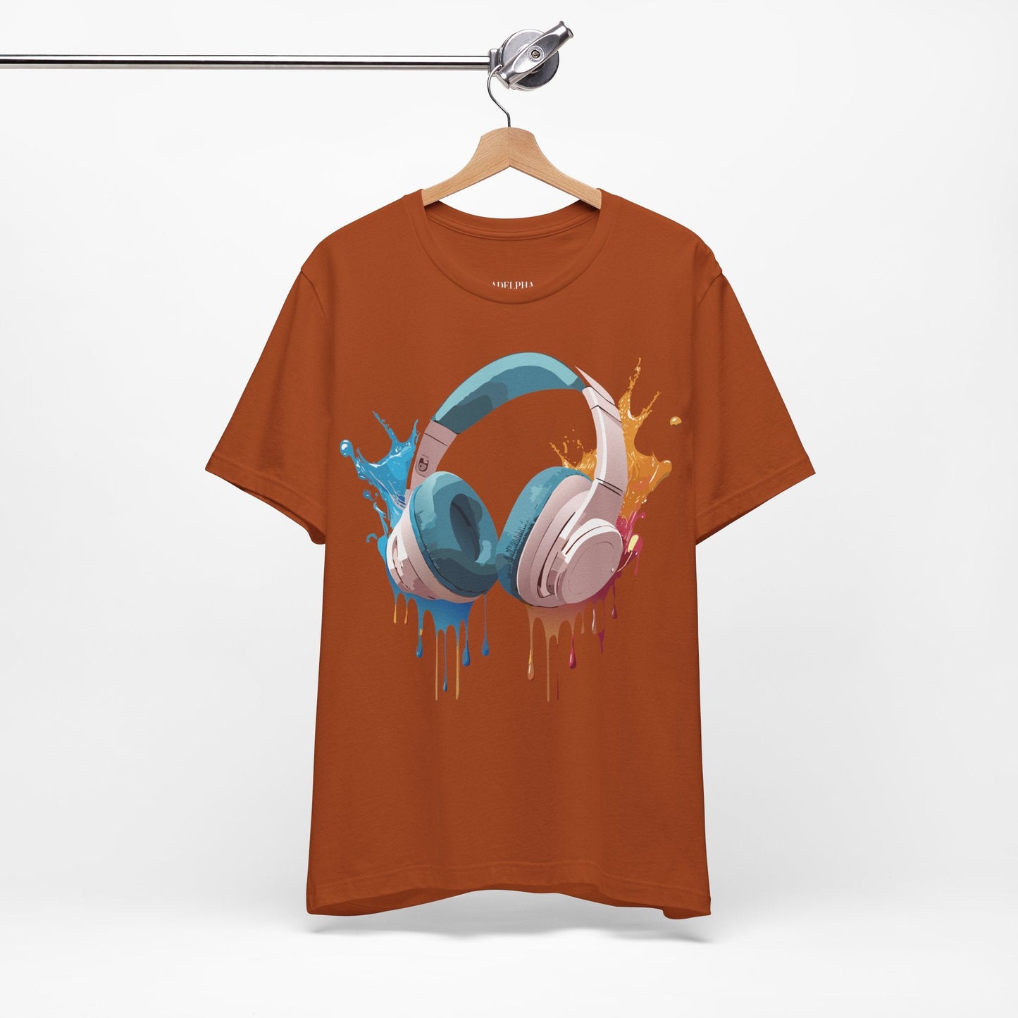 Adelpha Graphic Tee Unisex Music Artwork Vintage Inspired Jersey Short Sleeve Shirt