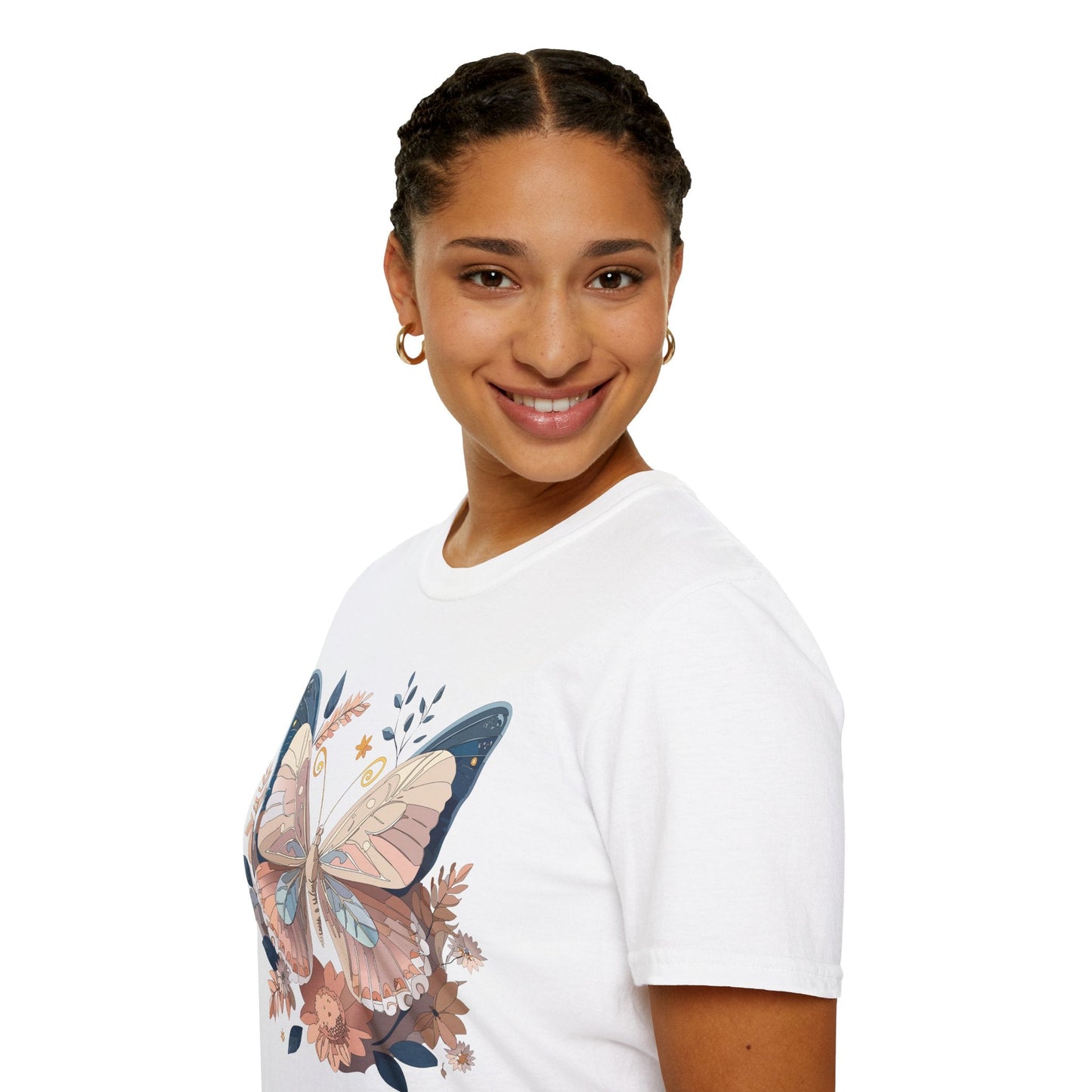 Monarch Butterfly Shirt Unisex Softstyle T Shirt 100 Percent Ring Spun Cotton Gildan 64000