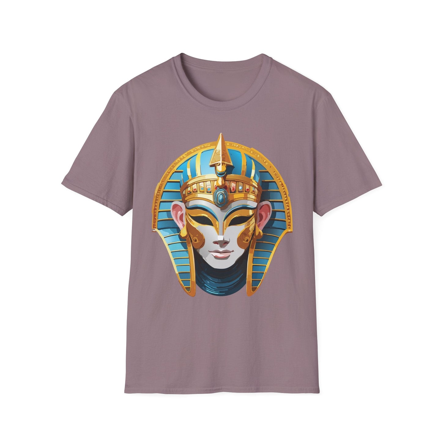 Mask Design Tee Shirt For Unisex Comfort Gildan Softstyle 64000 Ring Spun Cotton