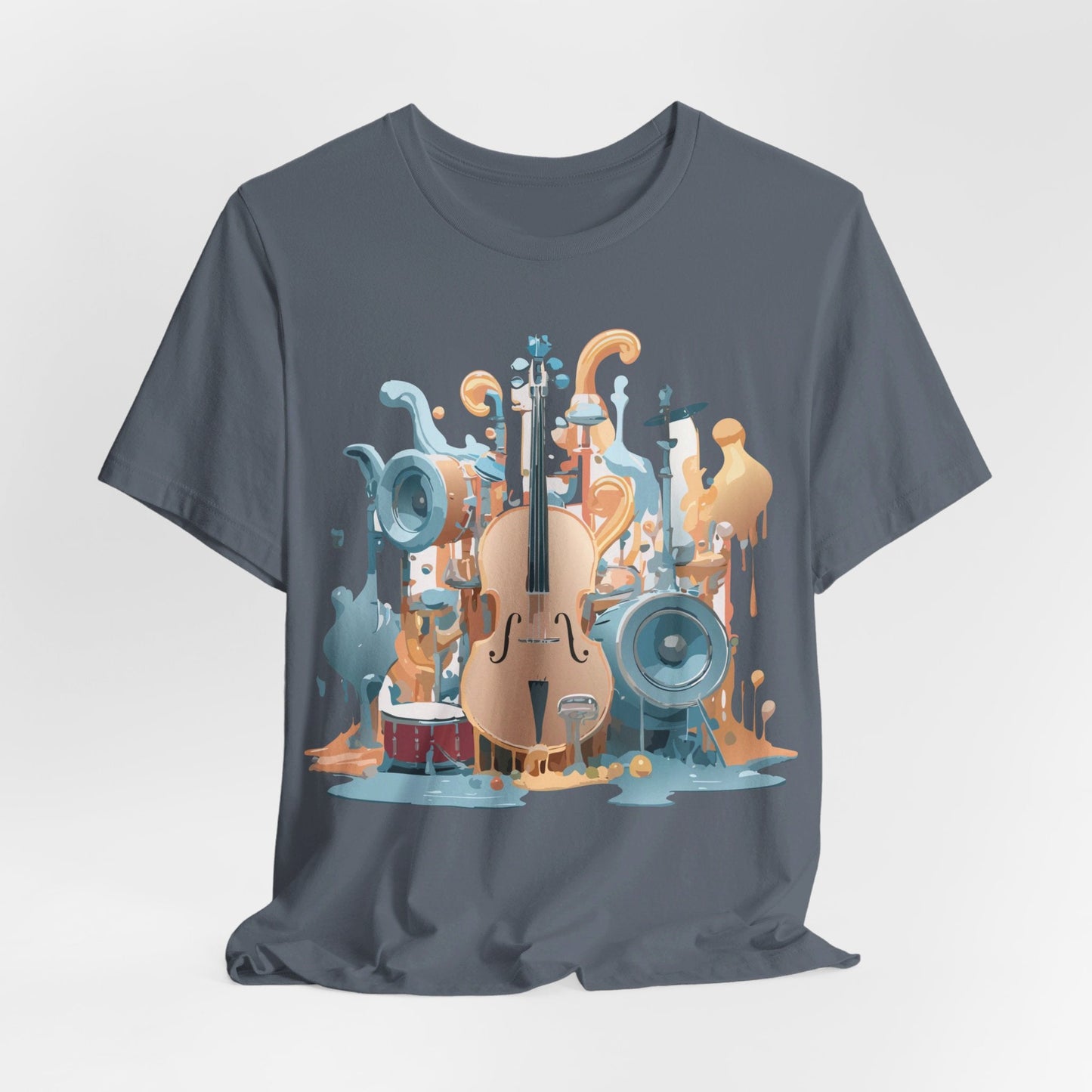 Adelpha Music Graphic T Shirt Unisex Jersey Short Sleeve Vintage Inspired Art Tee