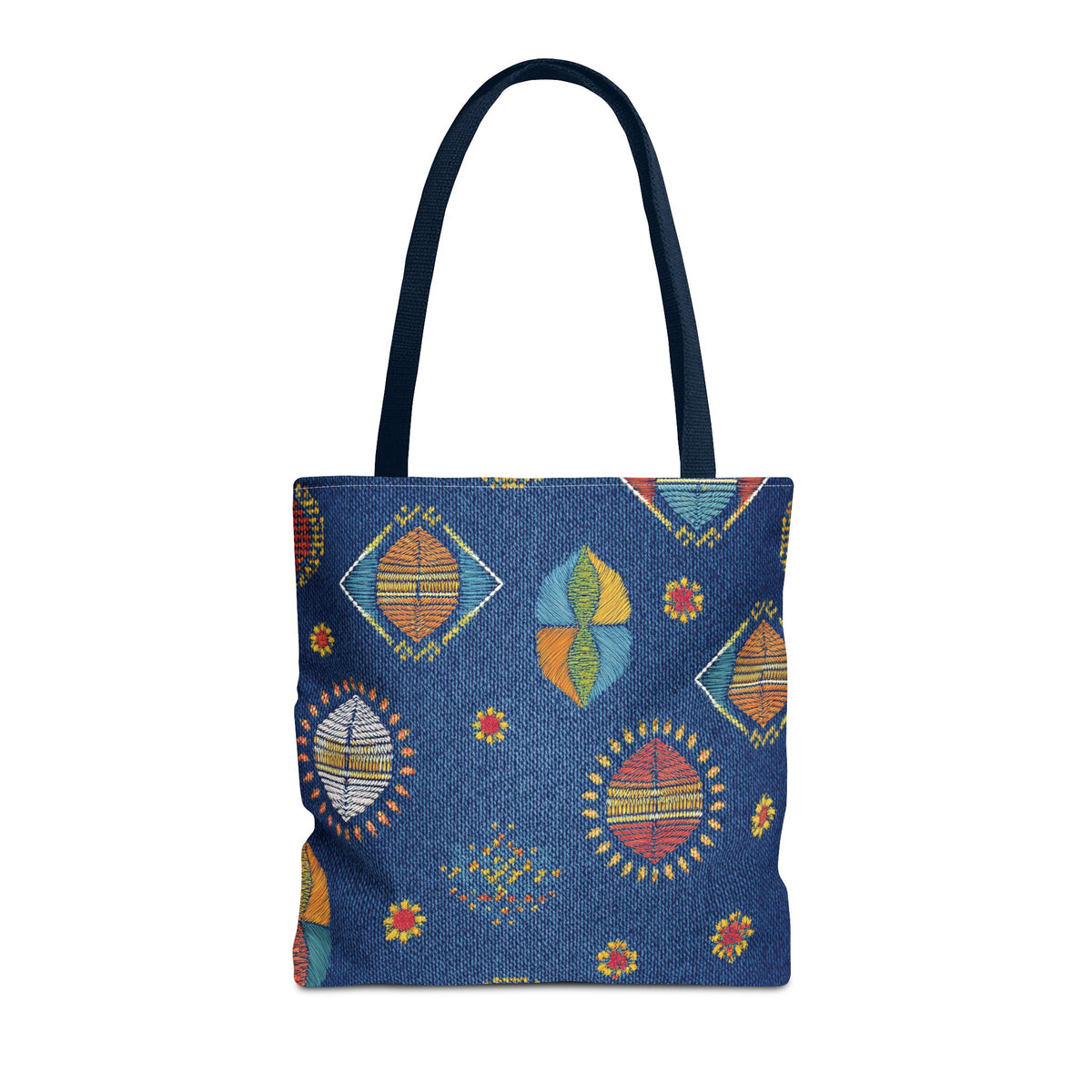 Diwali Graphic Denim Fabric Imitation Print Unisex Canvas Bag Poly Spun 3 Sizes Tote Bag 205-5