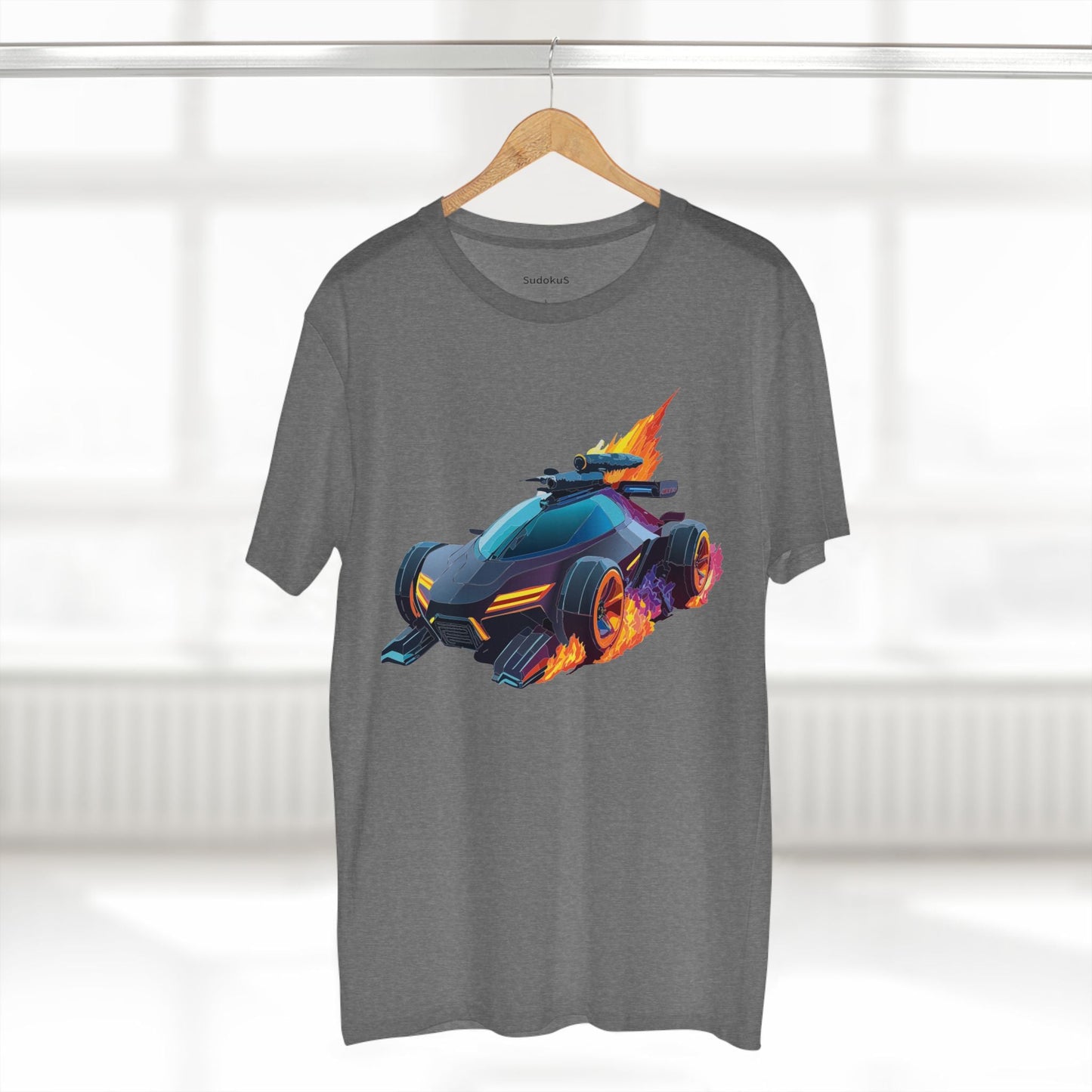 Car Graphic Unisex 100 Cotton Staple Tee 15