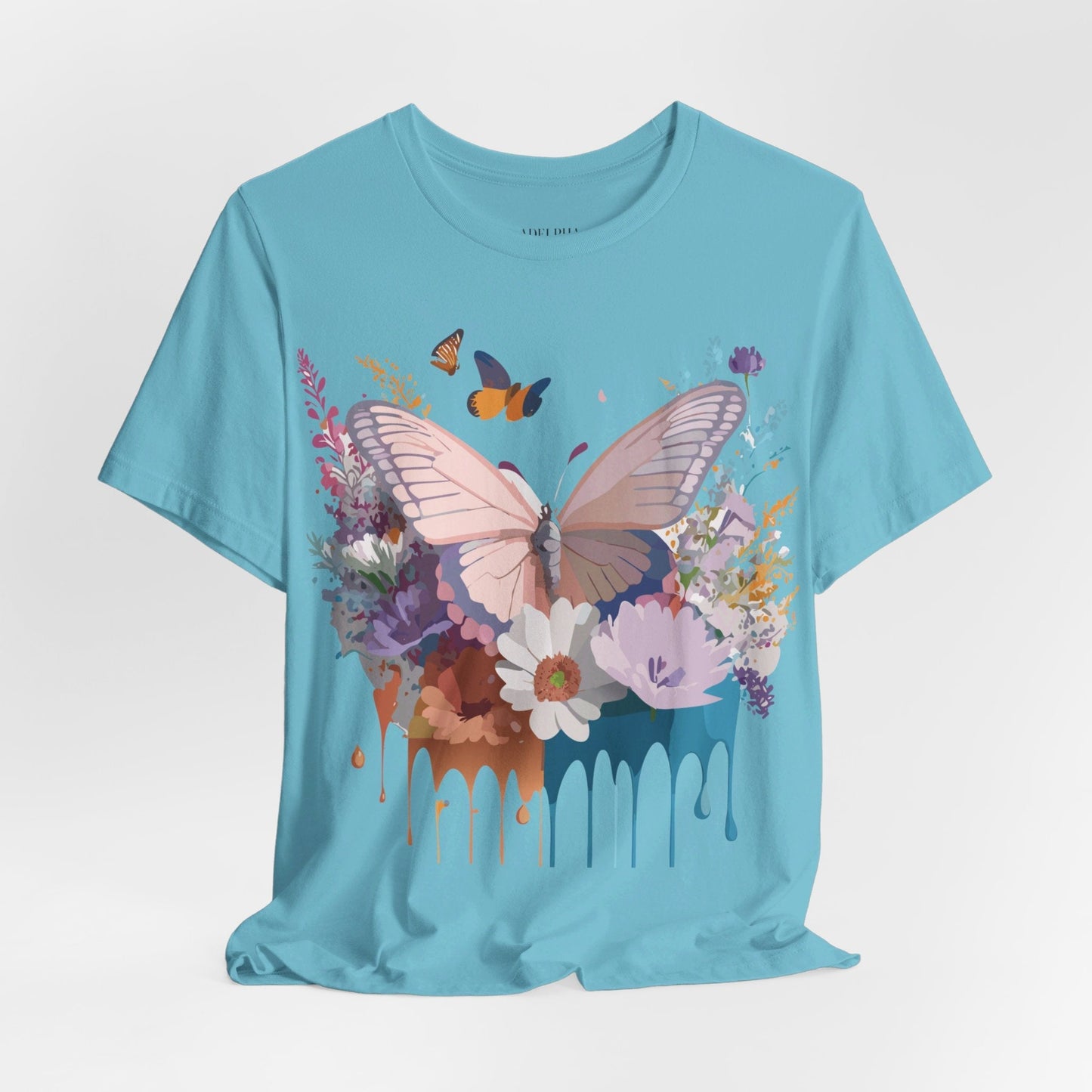 Butterfly Graphic Tee Adelpha Art Design Unisex Short Sleeve Shirt