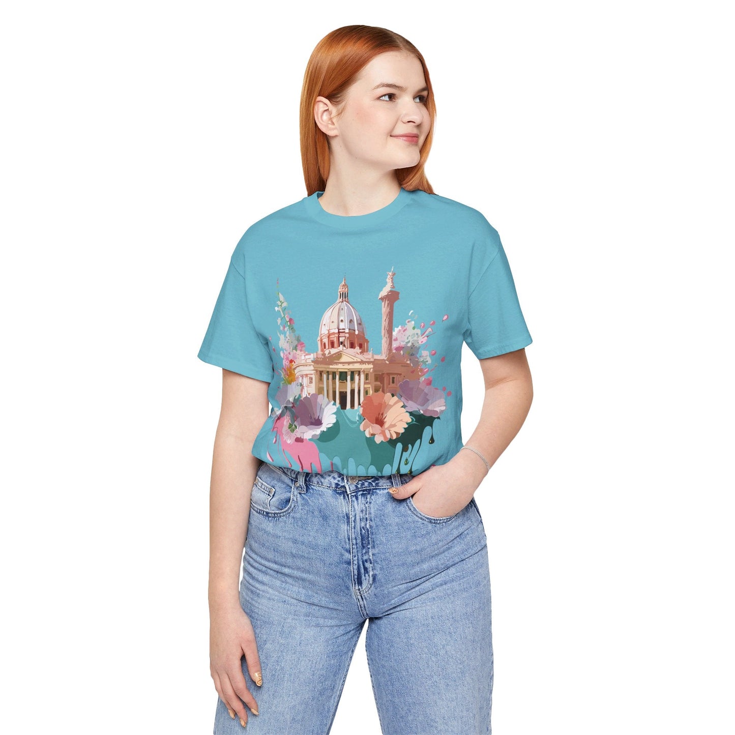 Unisex Rome Graphic Tee Tourist Shirt Adelpha Vintage Artwork Premium Comfort Everyday Wear