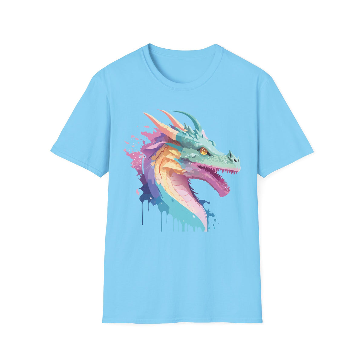 Dragon Graphic Tee Gildan Unisex 100 Cotton Tee Shirt with Animals m10