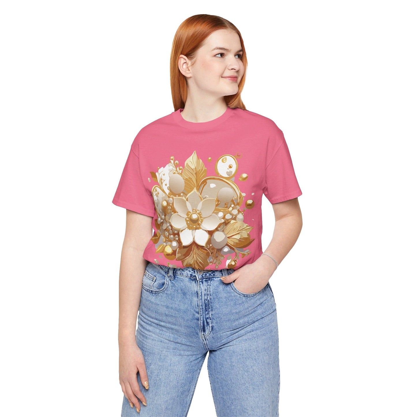 Jewelry Graphic Unisex 100 Cotton Vintage Treasure Art T-Shirt 22