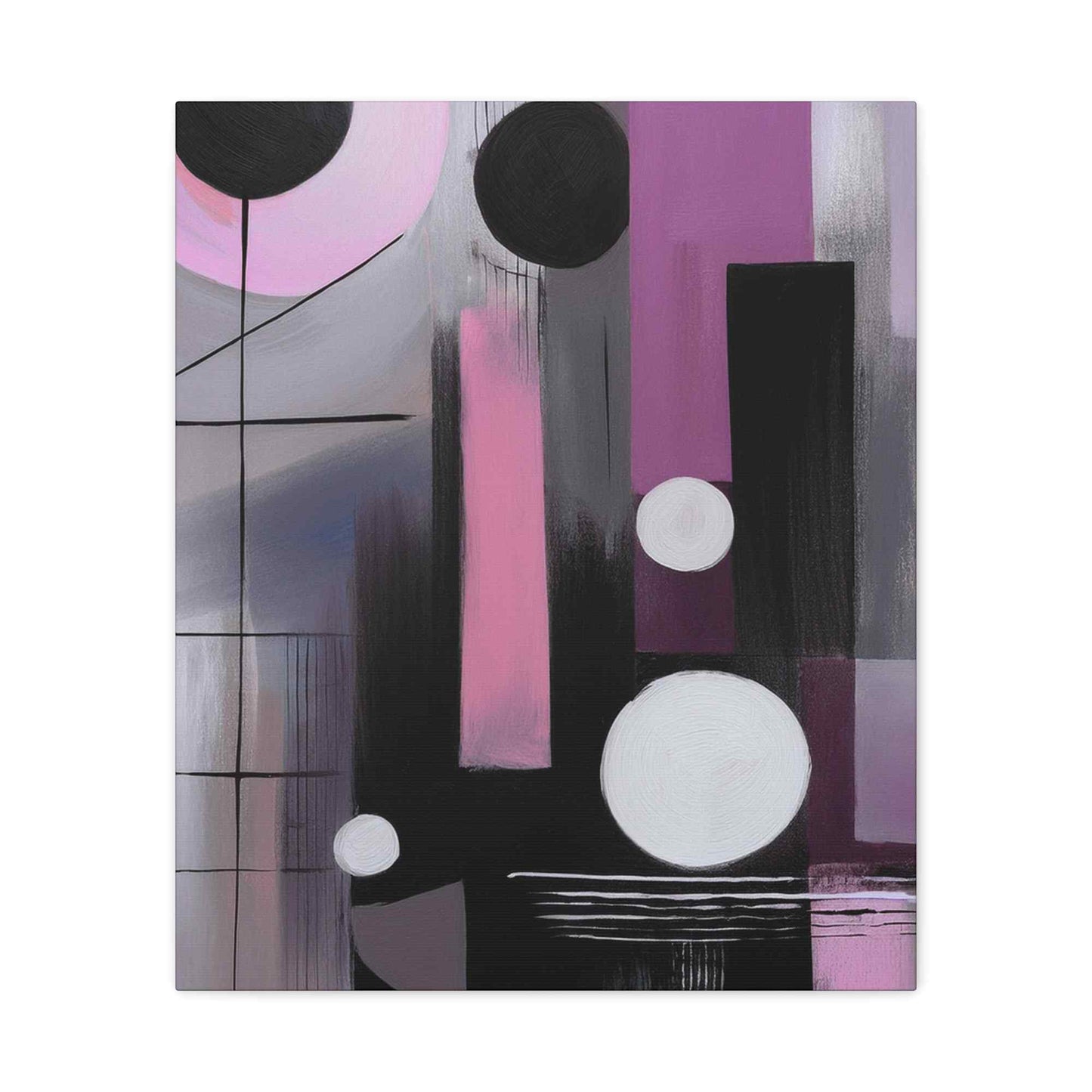 Abstract Geometric Painting Print Canvas 20x24,20x30,24x30 24x32,24x36,30x40 32x48,36x48,40x60 Pine-Wood Inner Frame ABS-44