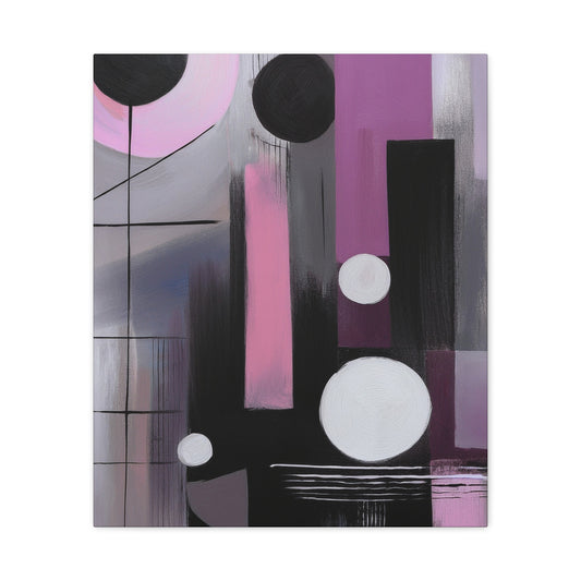Abstract Geometric Painting Print Canvas 20x24,20x30,24x30 24x32,24x36,30x40 32x48,36x48,40x60 Pine-Wood Inner Frame ABS-44