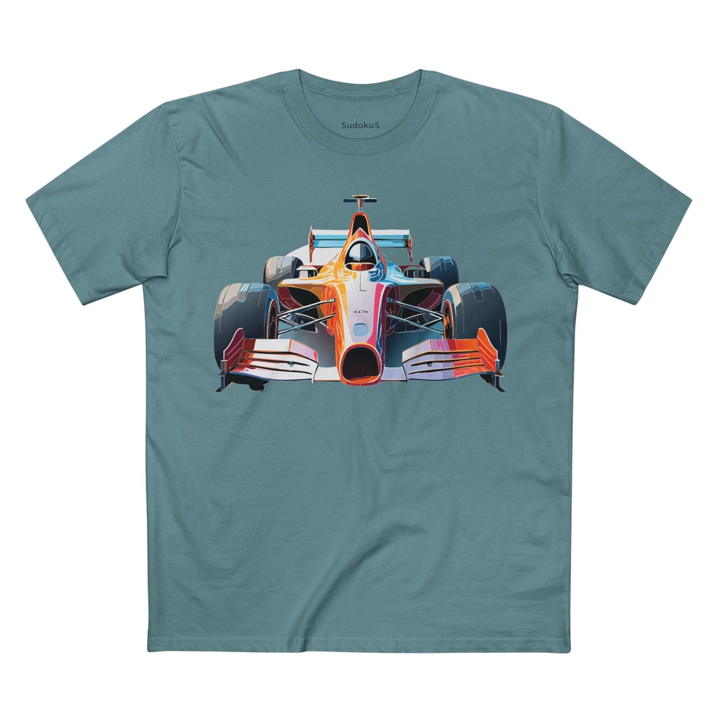 Car Graphic Unisex 100 Cotton Staple Tee 8