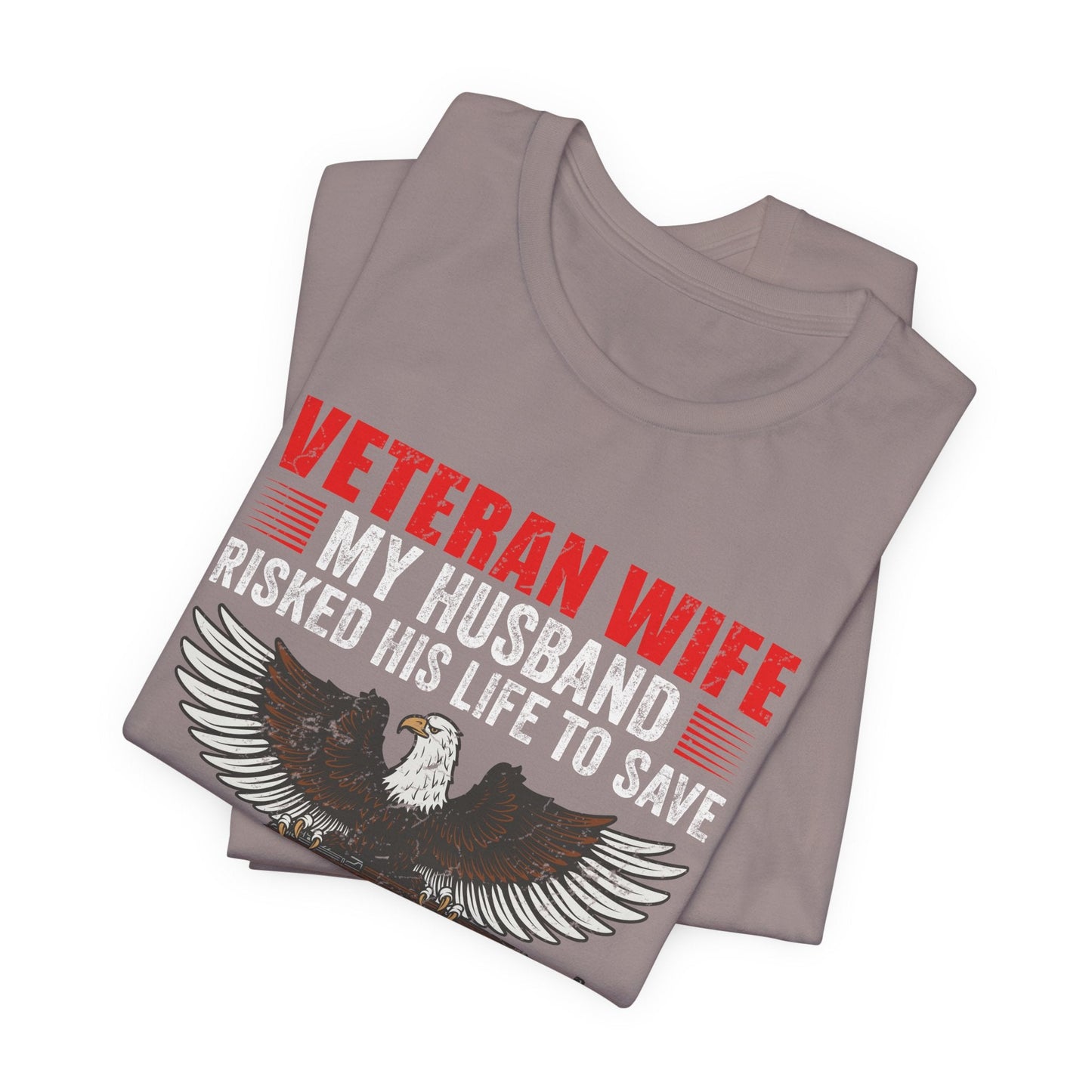 Army Veteran Patriotic Graphic Design Unisex Cotton T-Shirt v40