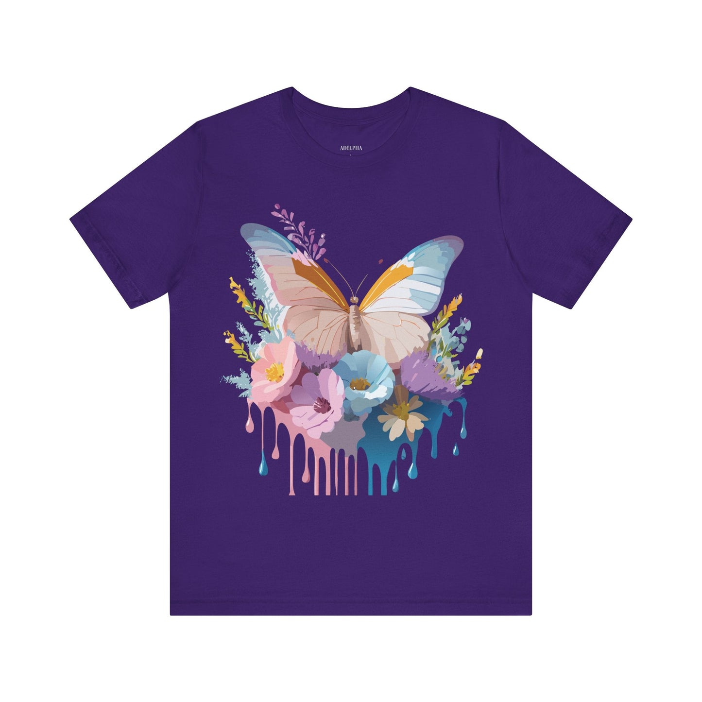 Butterfly Graphic T Shirt Unisex Adelpha Vintage Art Design Tee