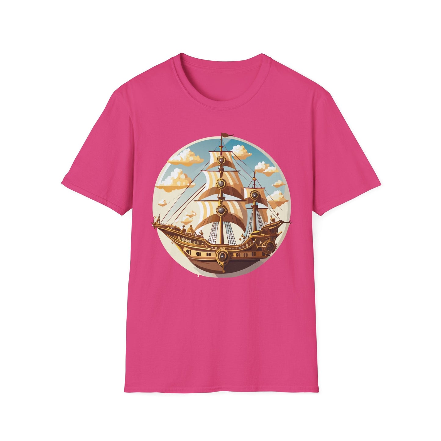Ship T Shirt Frigate T Shirt Vessel Tee Gildan Softstyle 64000 Unisex Cotton Comfort