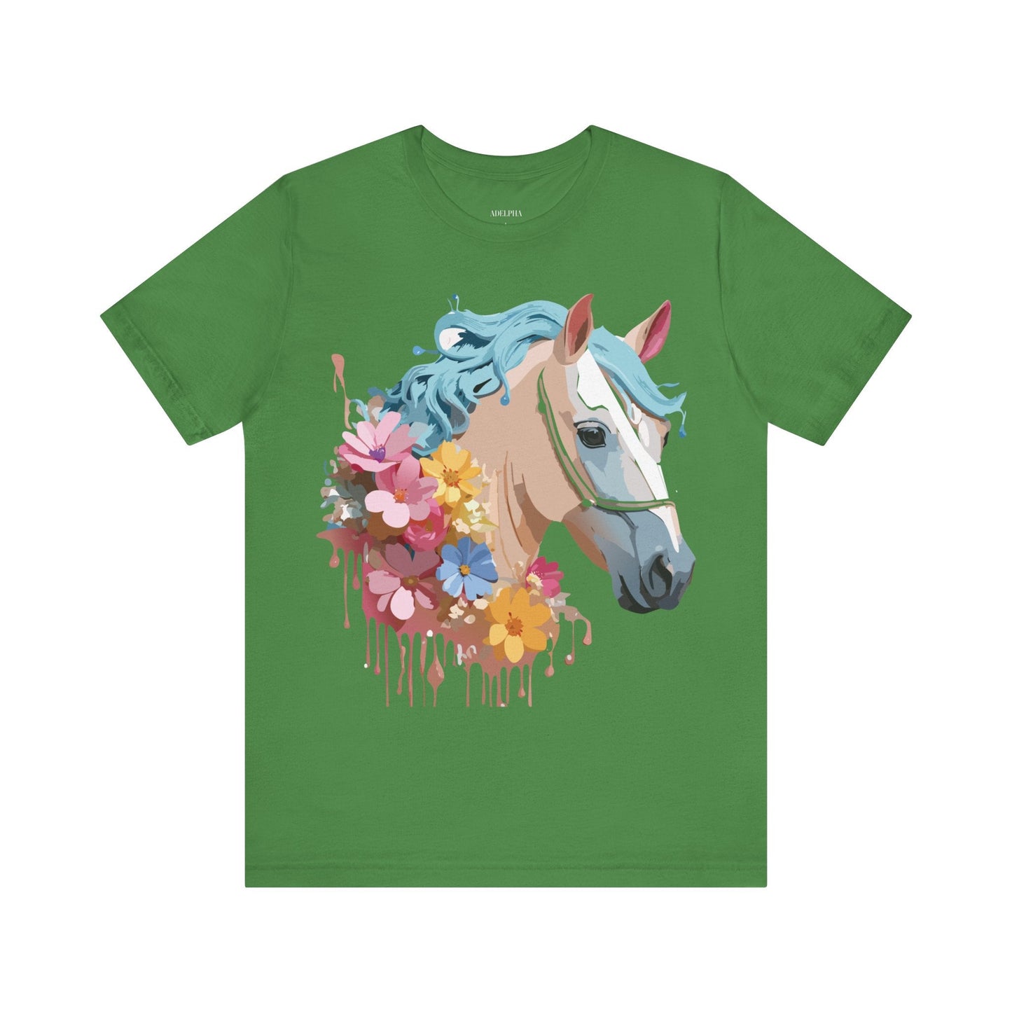 Unisex Horse Graphic Tee From Adelpha Vintage Inspired Art Shirt Short Sleeve Jersey