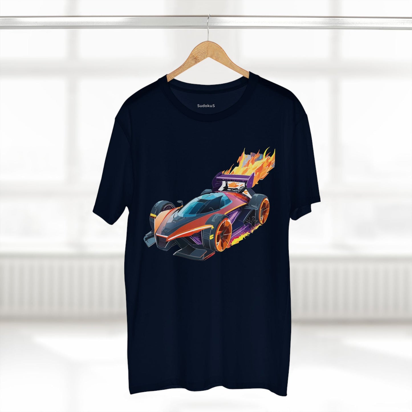 Car Graphic Unisex 100 Cotton Staple Tee 16
