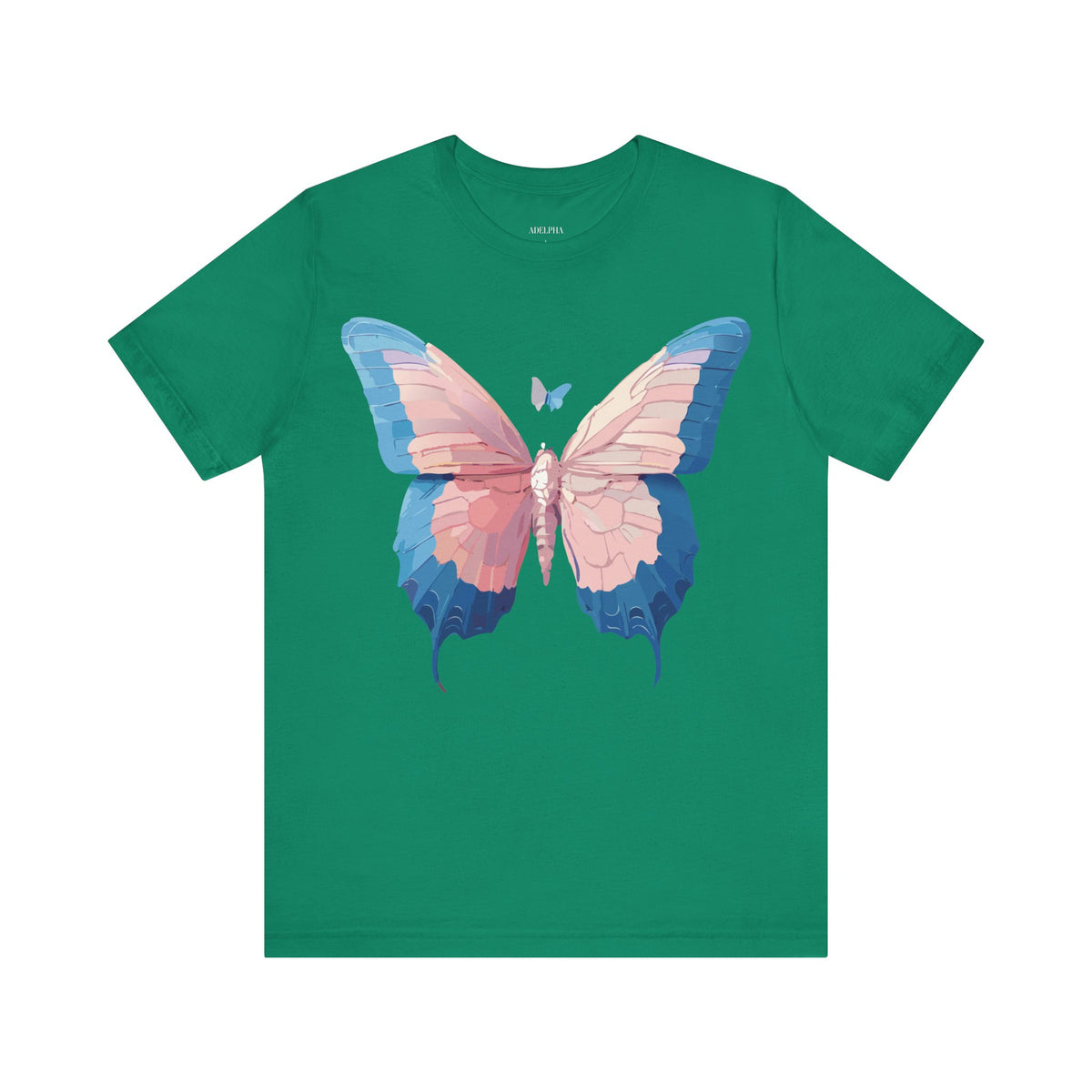 Butterfly Graphic Unisex Cotton Bella+Canvas Tee with Art Design n94