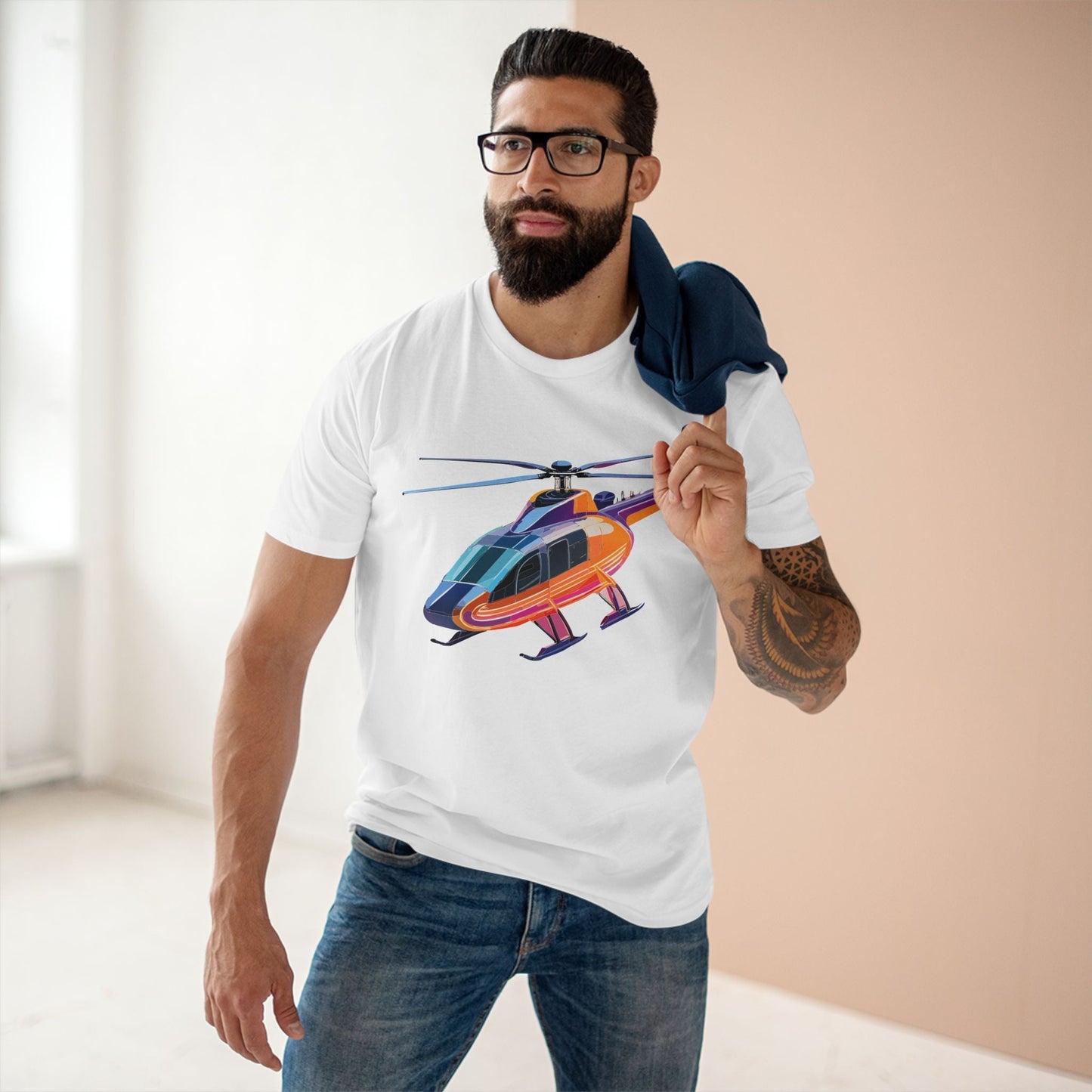 Chopper Graphic Unisex 100 Cotton Staple Tee 15