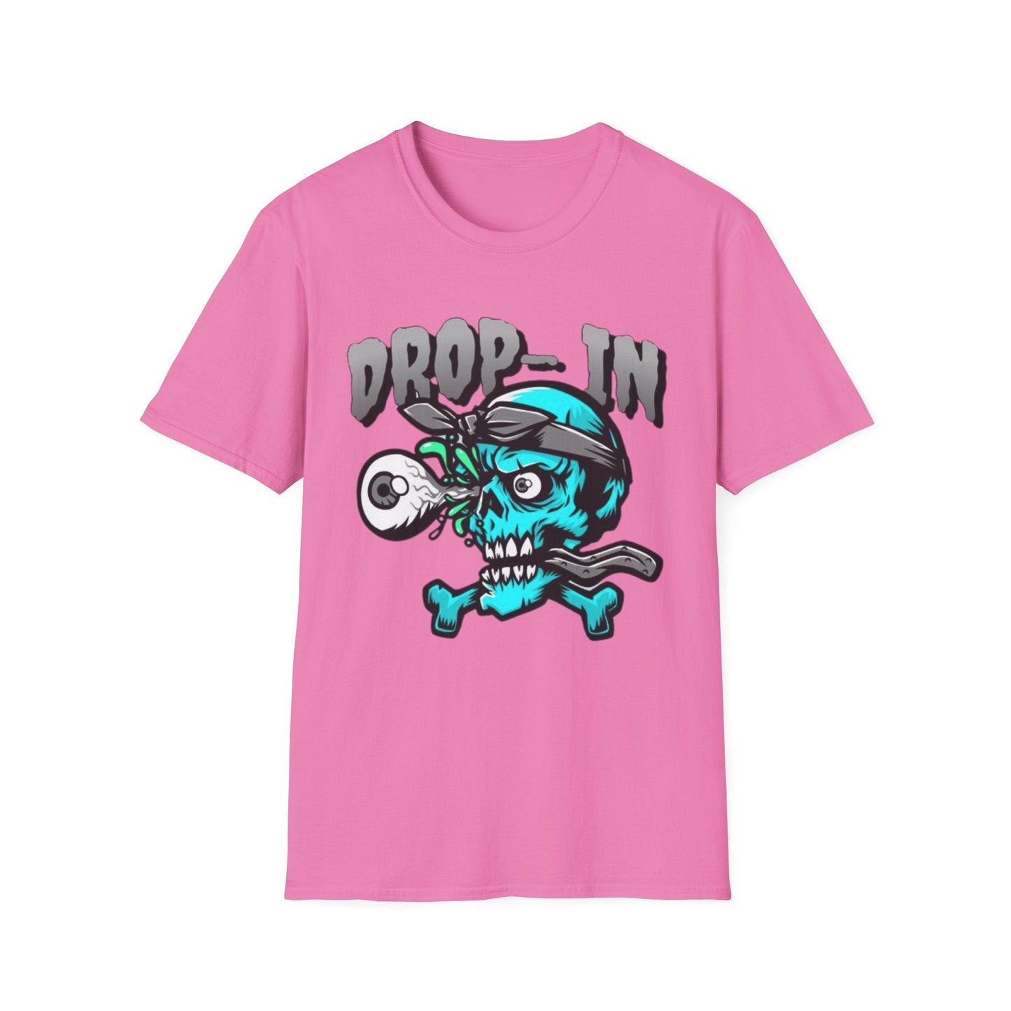 Unisex Skull T Shirt Skeleton Shirt With Skull Artwork Gildan Softstyle 64000 Cotton Tee
