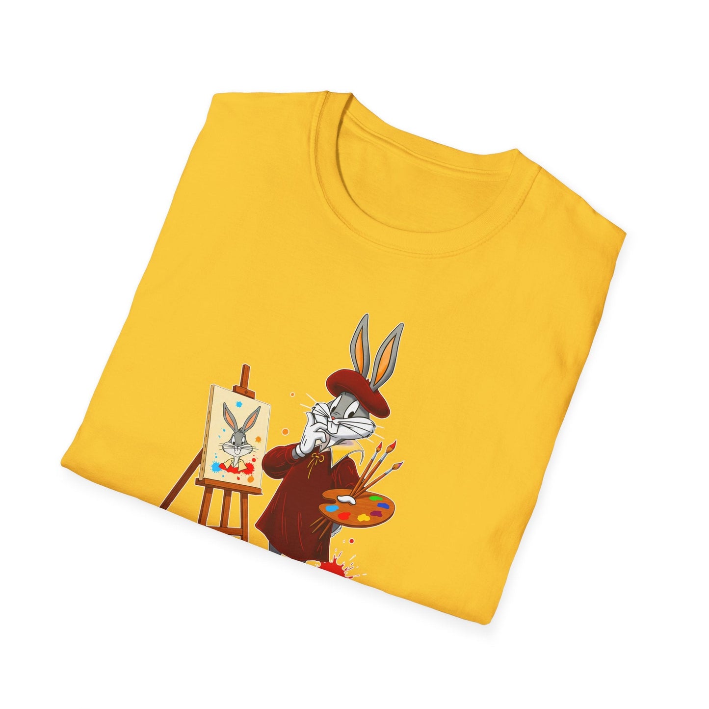 Bugs Bunny Shirt Unisex Cartoon T Shirt Softstyle 64000 Graphic Tee By Gildan Brand