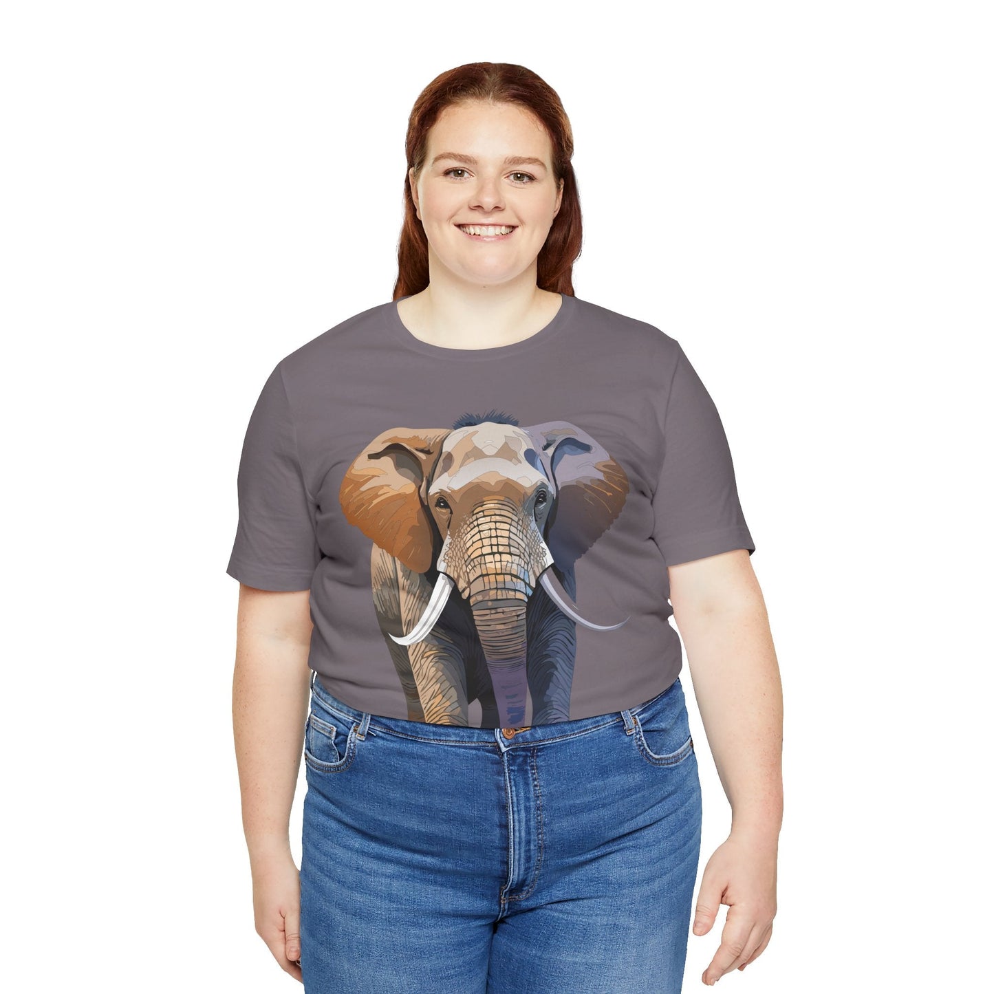 Unisex Animal Art Design Tee Shirt With Wildlife Animals Short Sleeve Everyday Comfort
