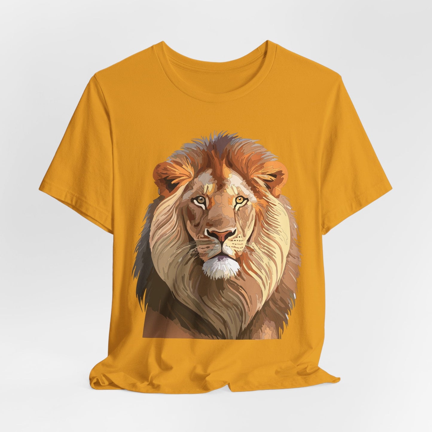 Unisex Animal Graphic Tee Shirt With Wild Animals Art Design For Everyday Wear Casual
