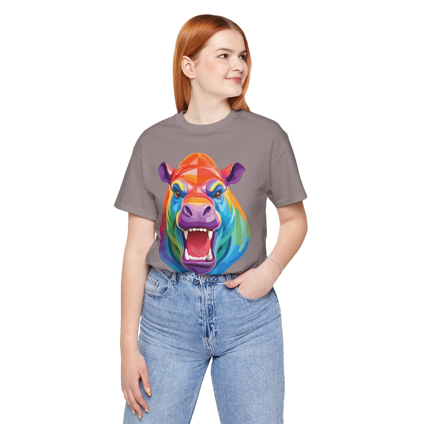 Unisex Animal Shirt with Animals Graphic Tee Art Design Wild Animals Shirt Tee for Everyone