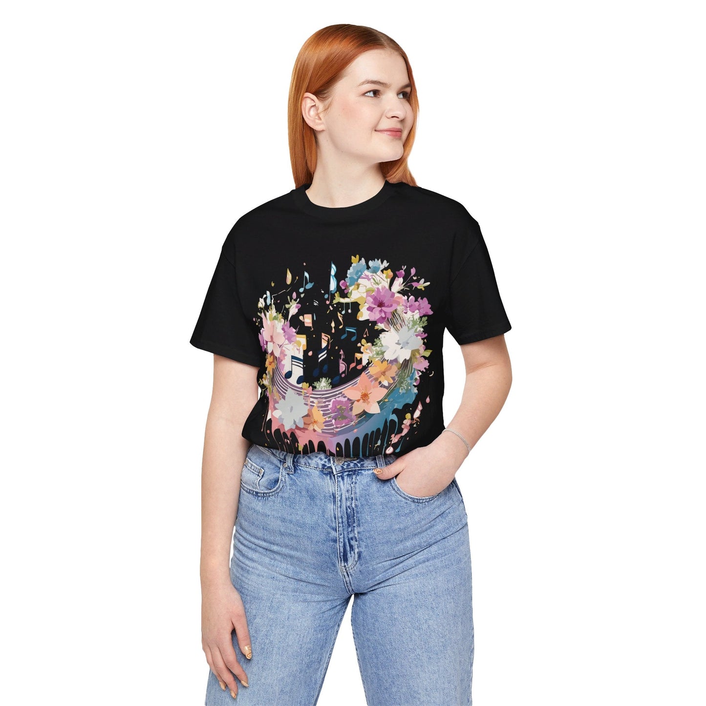Adelpha Music T Shirt Unisex Graphic Tee With Vintage Inspired Artwork Short Sleeve