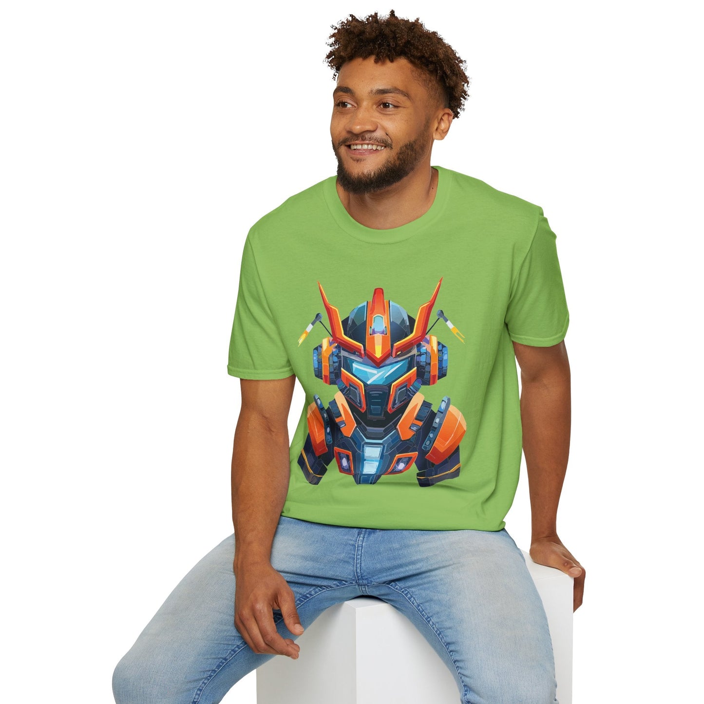 Cyborg Tee Unisex Robot Shirt Terminator Style 100 Percent Ring Spun Cotton Short Sleeve