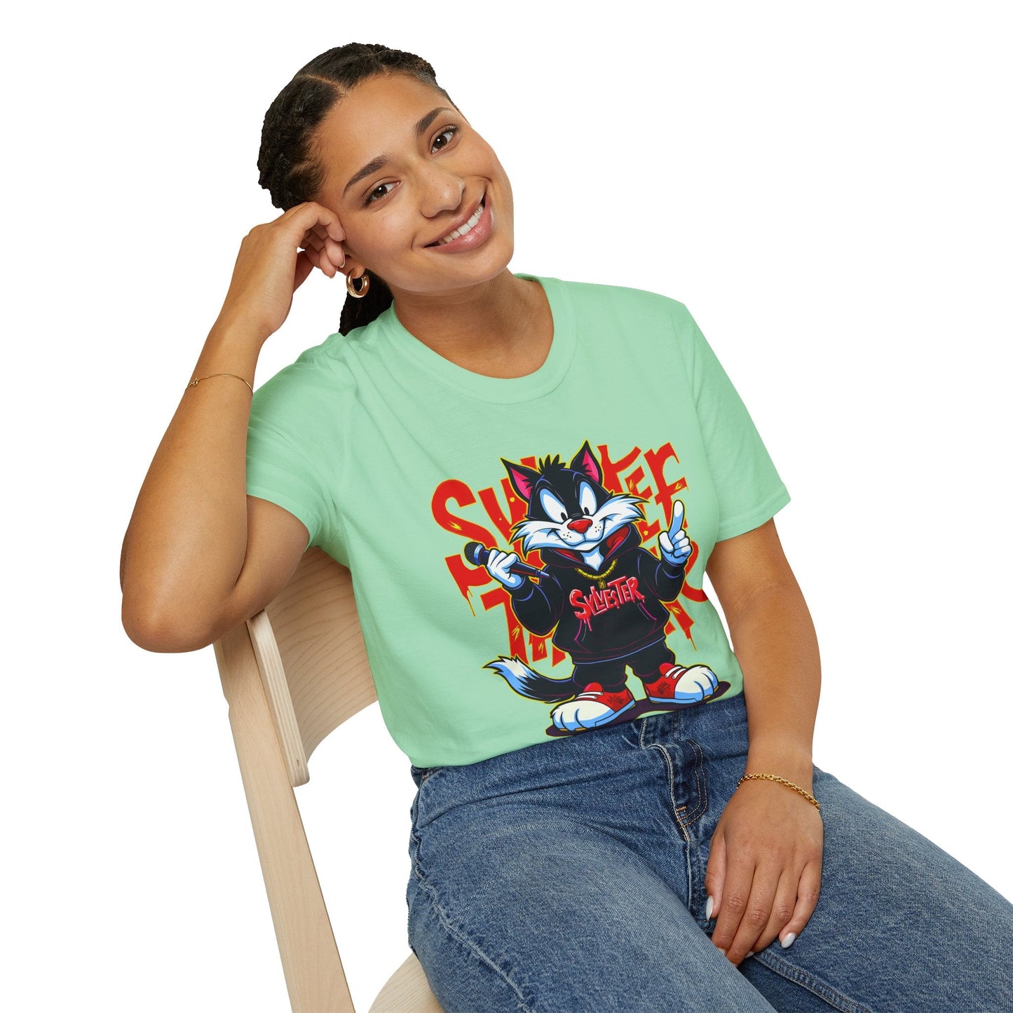 Gildan Softstyle Unisex T Shirt 100 Percent Ring Spun Cotton Cartoon Animation And Funny Animals Tee