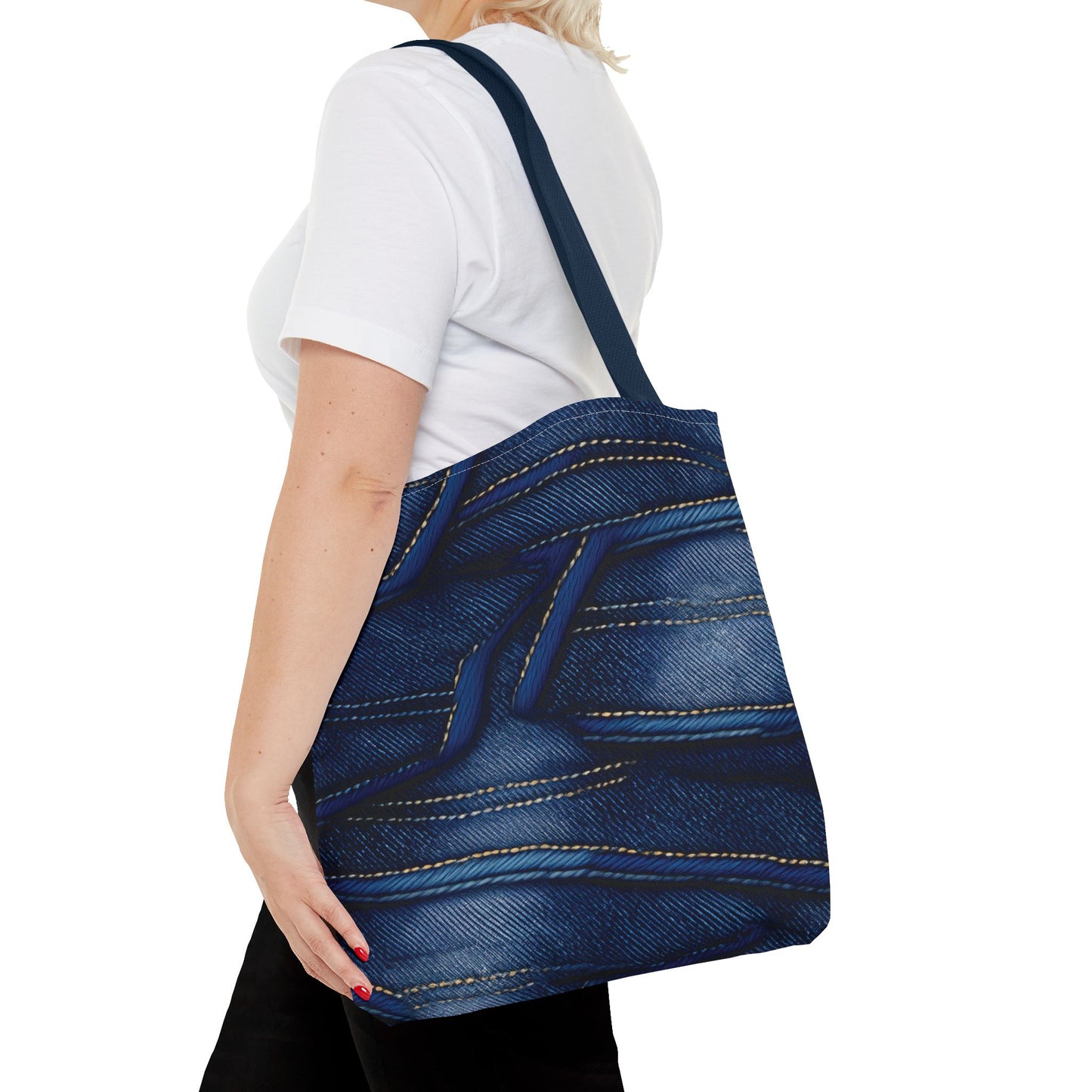 Denim Canvas Bag, Tote Bag Denim
