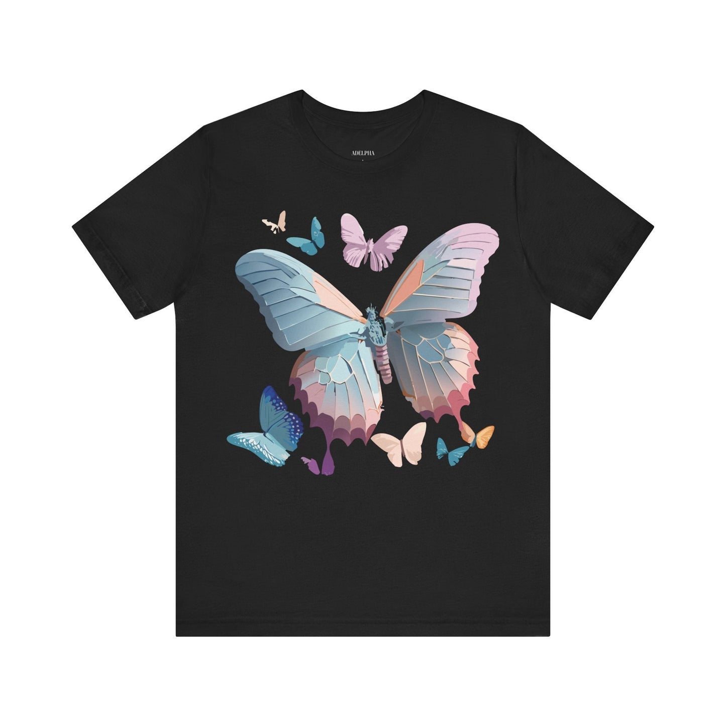 Adelpha Butterfly Graphic Tee Unisex Short Sleeve Vintage Art Design