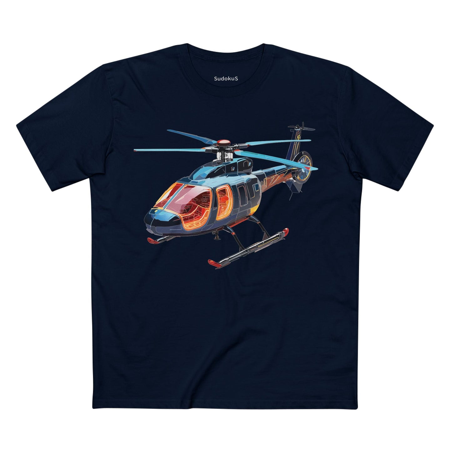 Chopper Graphic Unisex 100 Cotton Staple Tee 12
