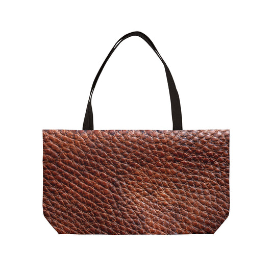 Leather Print Big Bag High-Quality 100% Spun Poly 24x13 Canvas Art Bag L-2