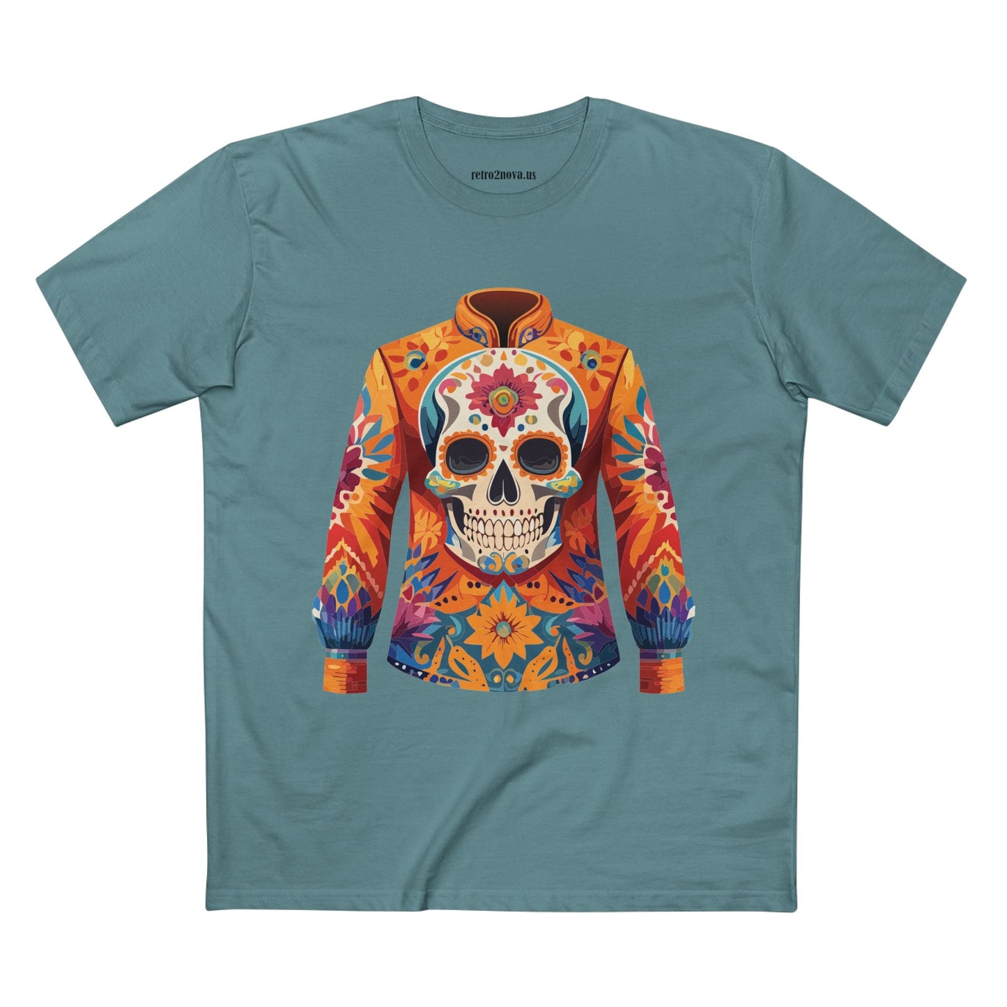 Unisex Skull Shirt With Original Skeleton Art Design Premium Cotton Tee From Retro2Nova