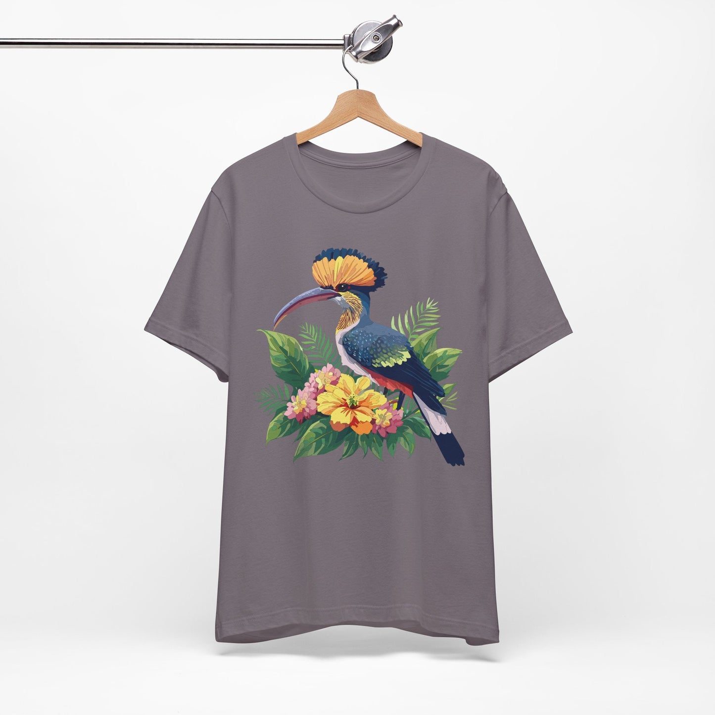 Unisex Animal Tee Shirt With Art Design Wild Animals Short Sleeve Jersey Tee For Everyday