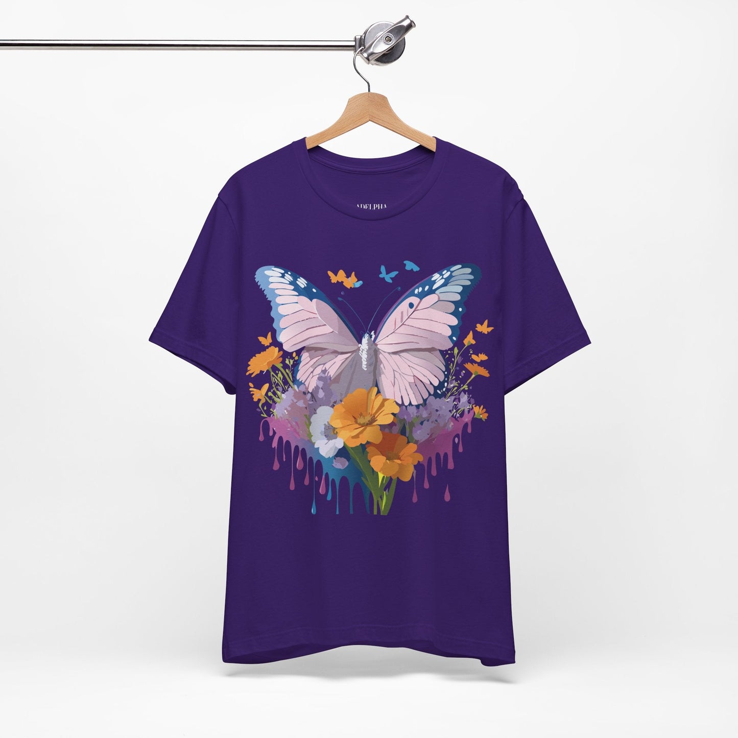 Butterfly Graphic Tee Unisex Jersey Short Sleeve Adelpha Art Design